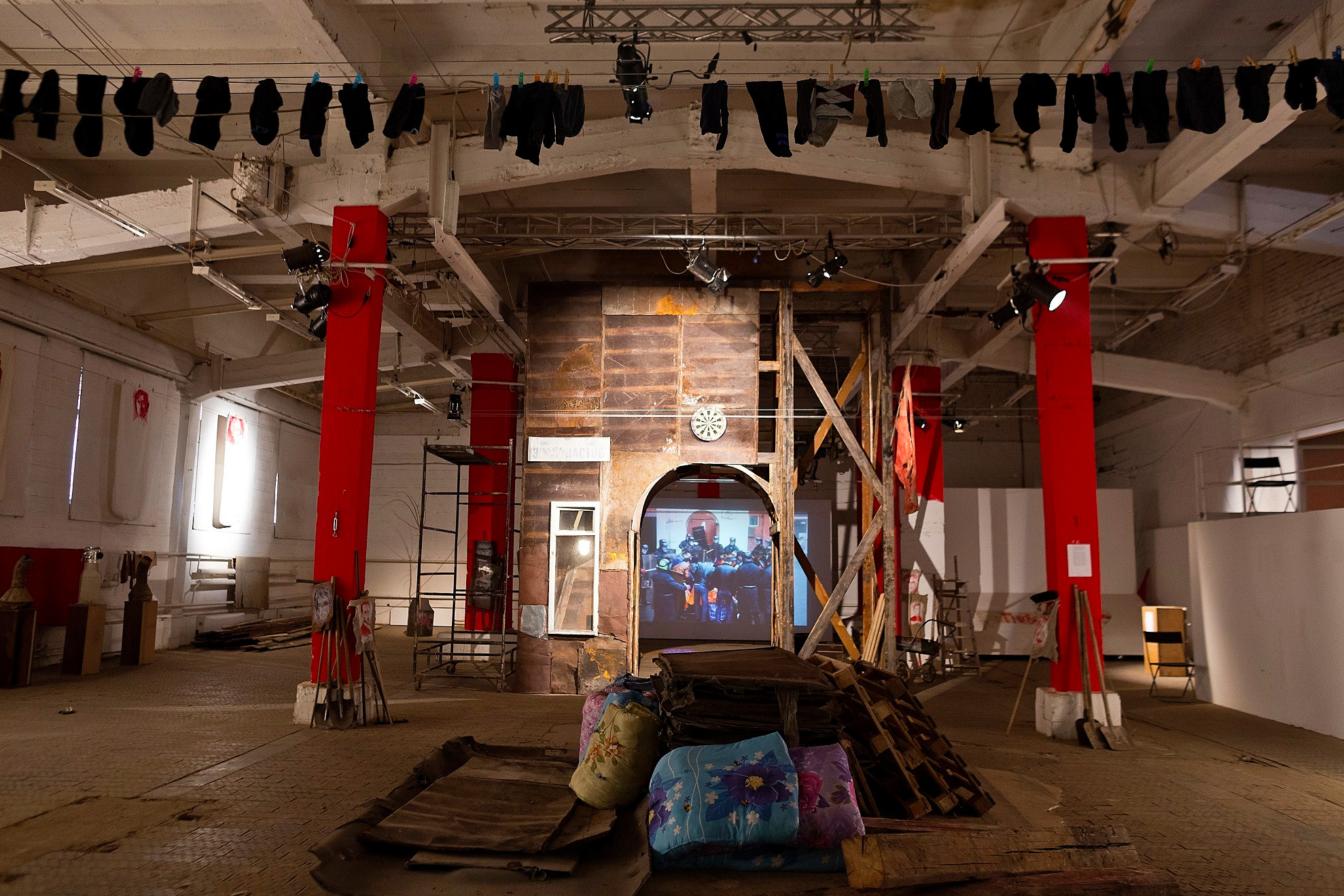 Spartacus. Times New Romans, Center of Creative Industries Fabrika, 2014. Haim Sokol’s artists website