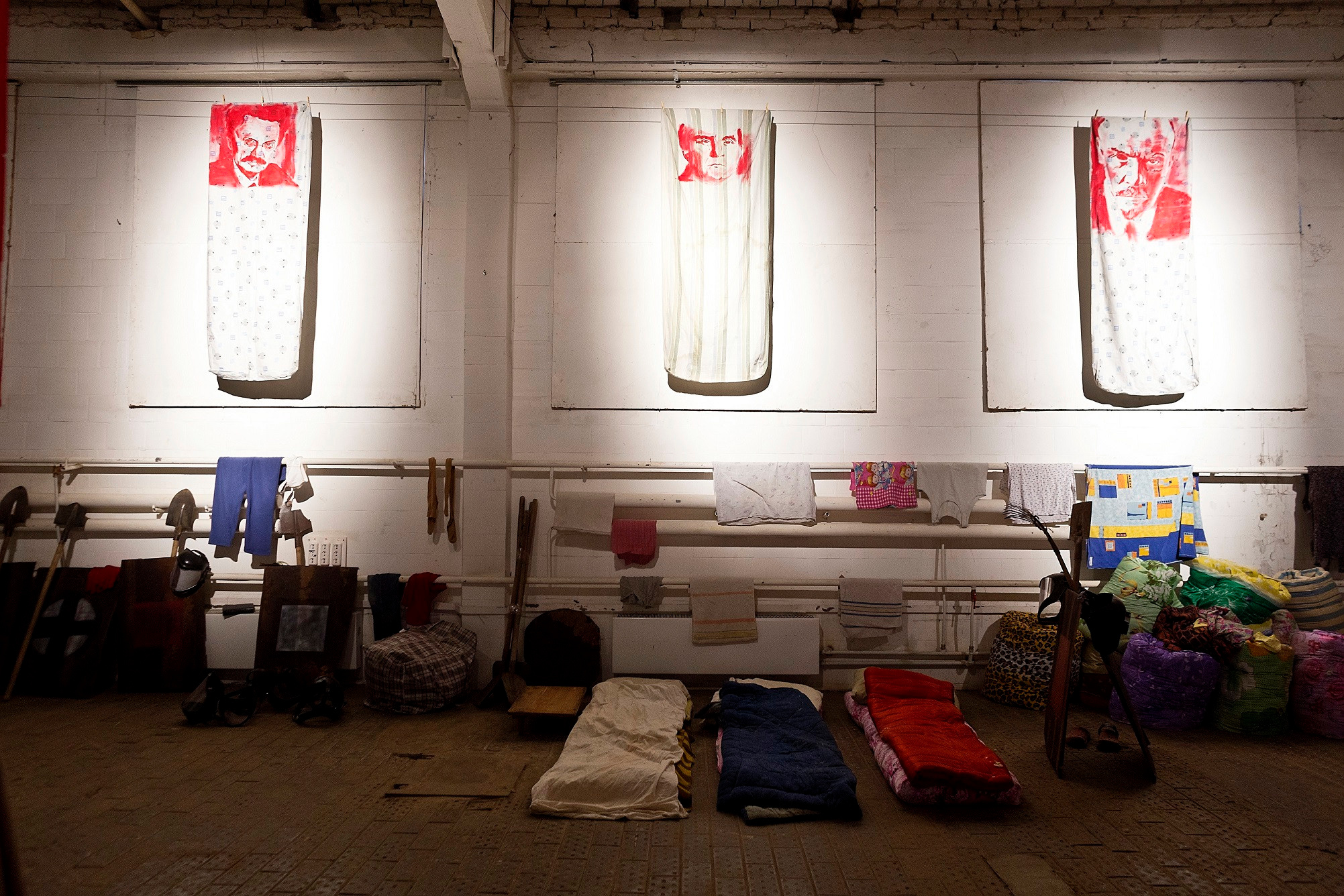 Spartacus. Times New Romans, Center of Creative Industries Fabrika, 2014. Haim Sokol’s artists website