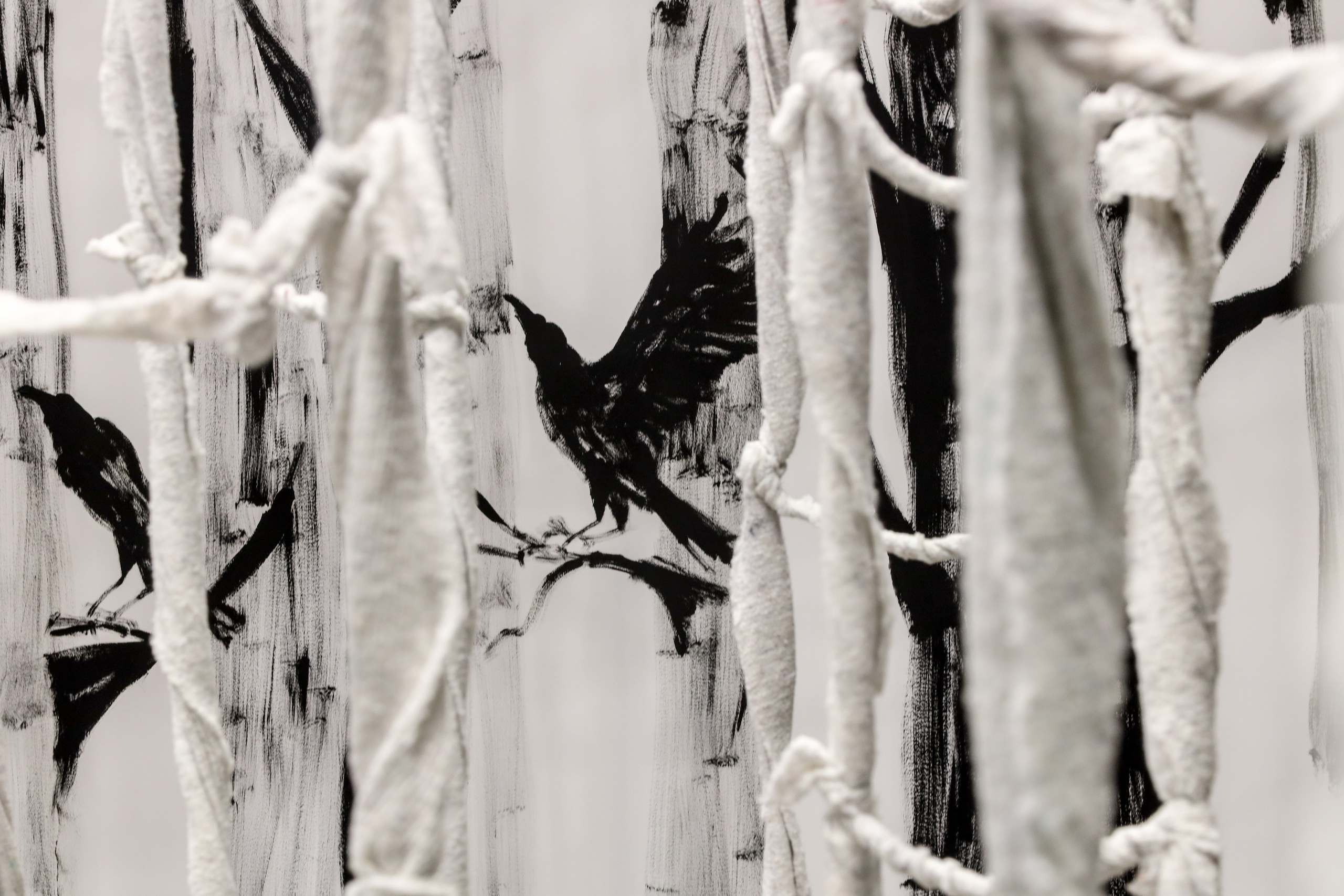 Snowfall, Jewish Museum and Tolerance Center, Moscow, 2022. Haim Sokol’s artists website