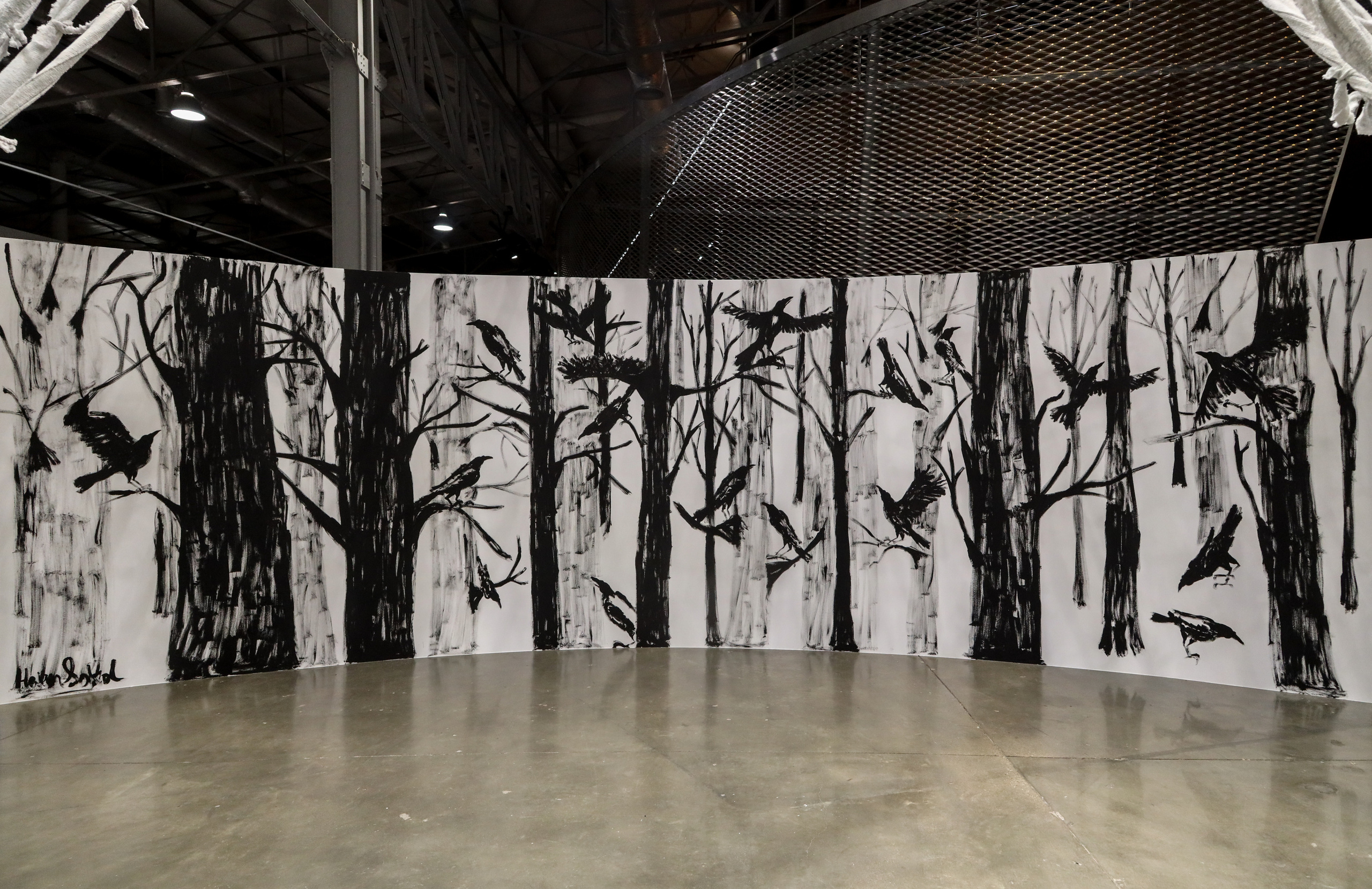 Snowfall, Jewish Museum and Tolerance Center, Moscow, 2022. Haim Sokol’s artists website