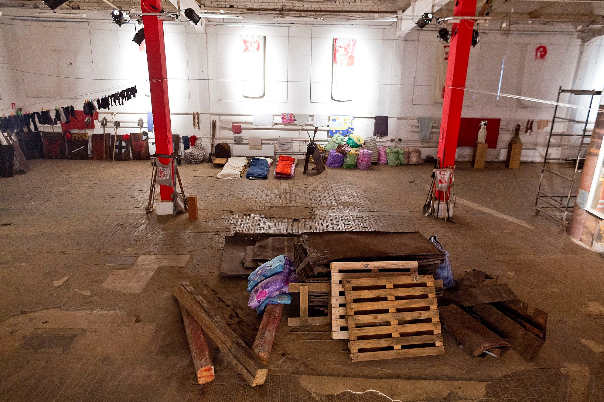 Spartacus. Times New Romans, Center of Creative Industries Fabrika, 2014. Haim Sokol’s artists website