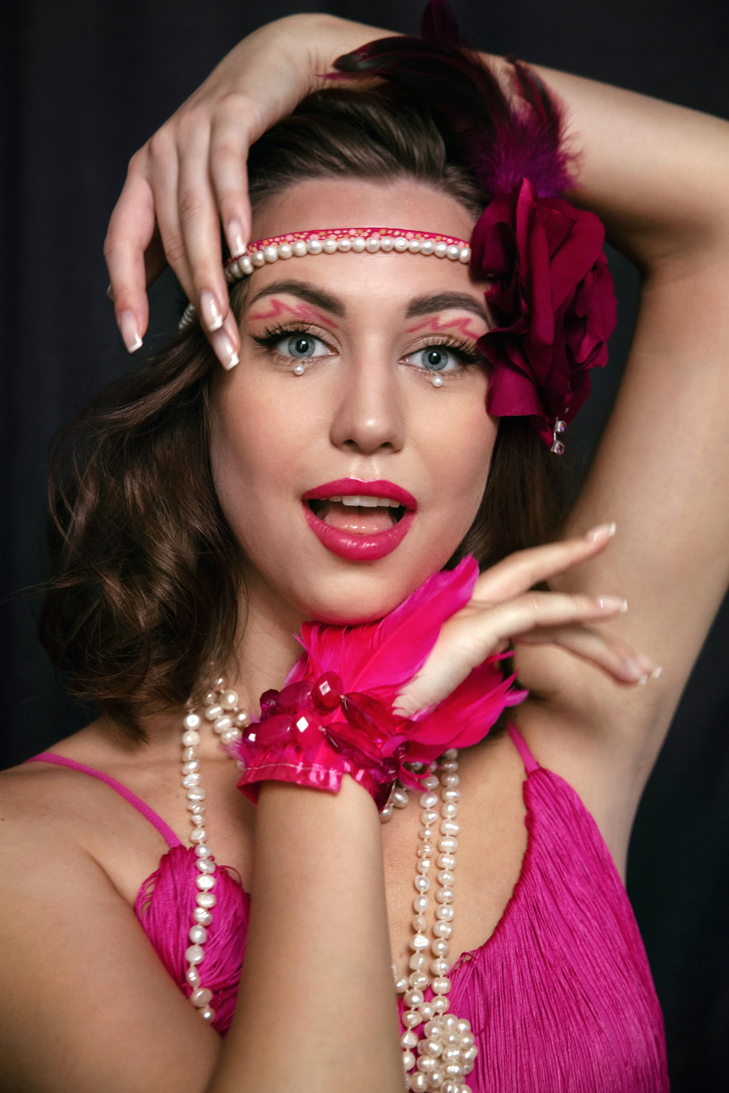 Individual stylized photoshooting for Nika. Stylish Barbie. Home