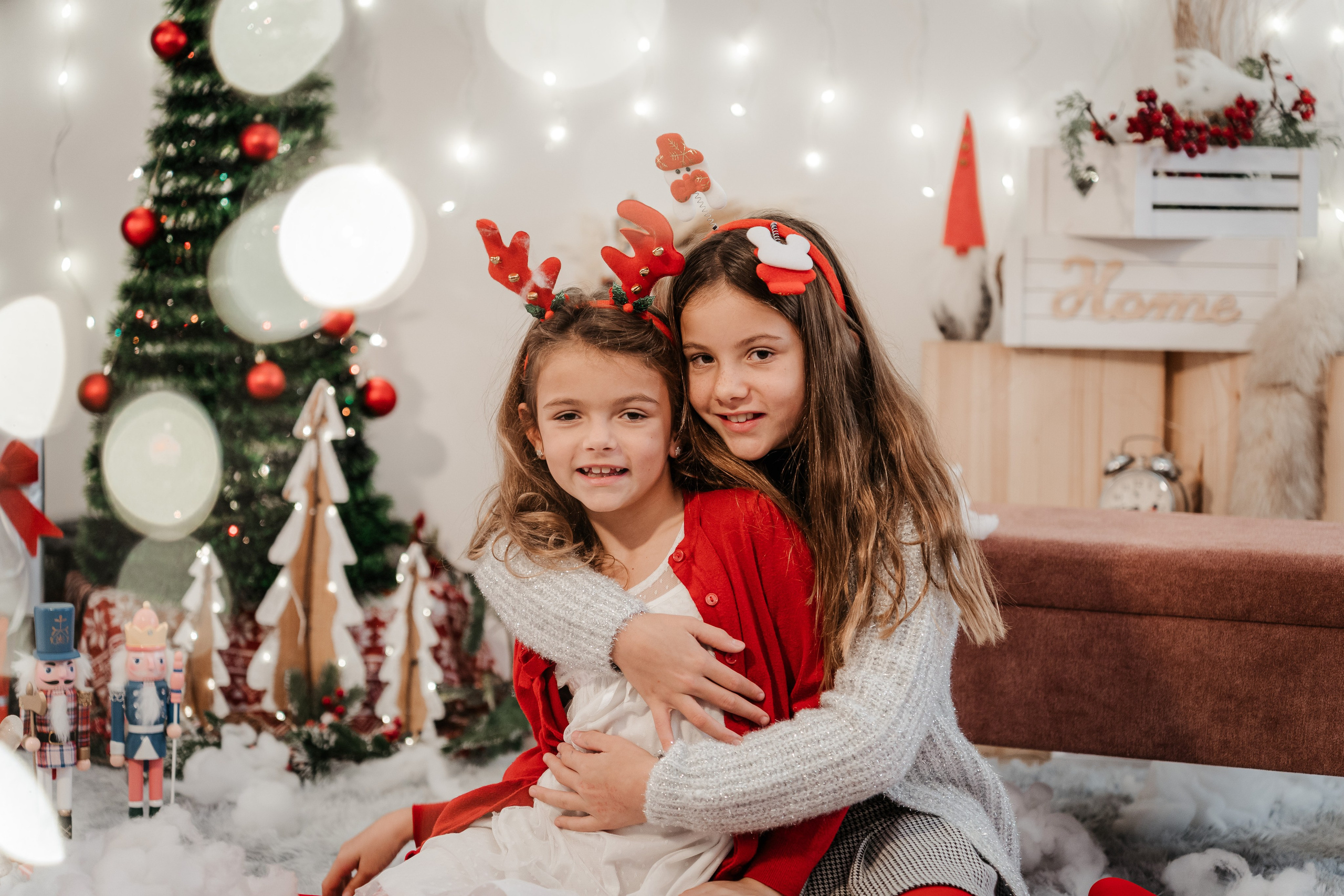 Mini sessione natalizia 2025 bambini Pomezia