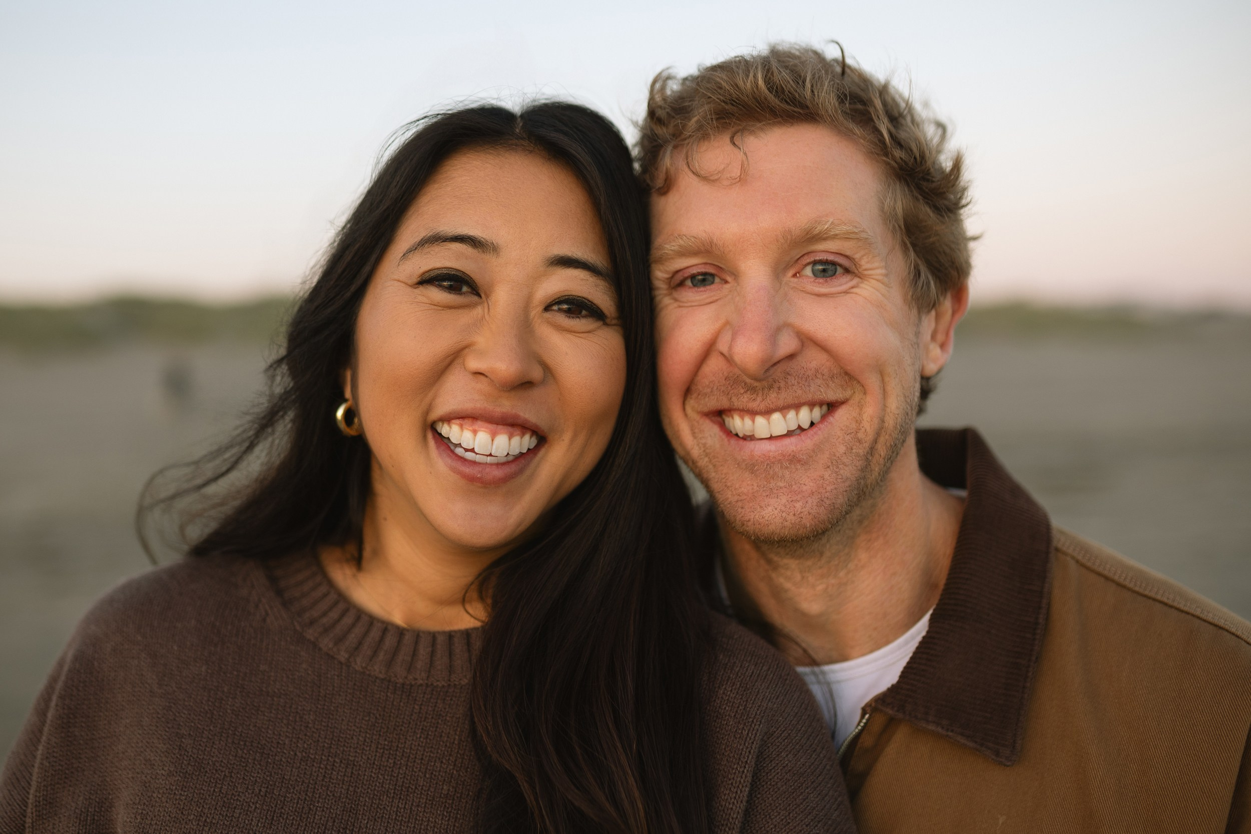 Bay Area Maternity Sunset Photo Session at Ocean Beach