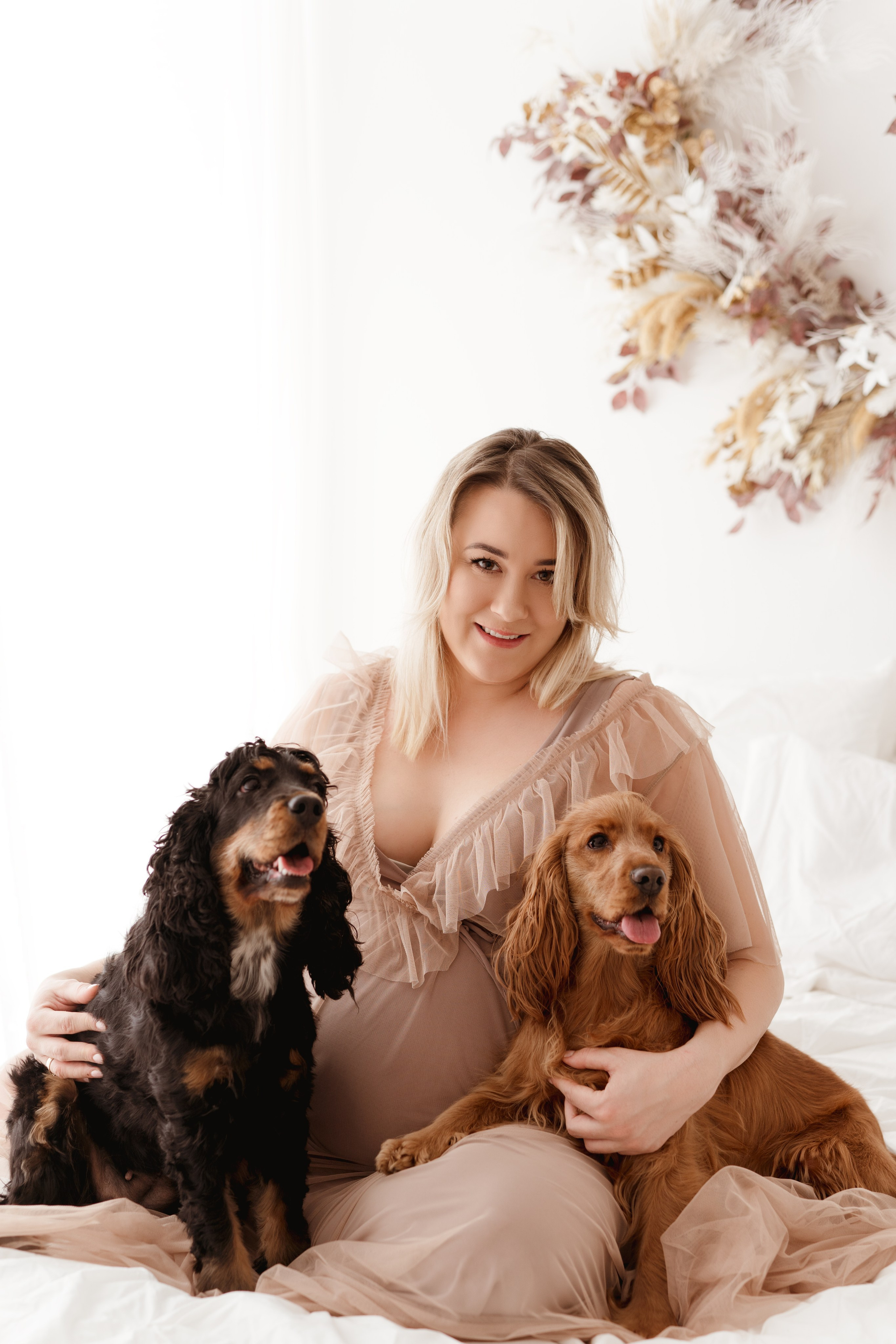 Sesja ciążowa Kasi. Fotograf Łódź - sesja ciążowa, noworodkowa, dziecięca. Studio w Łodzi