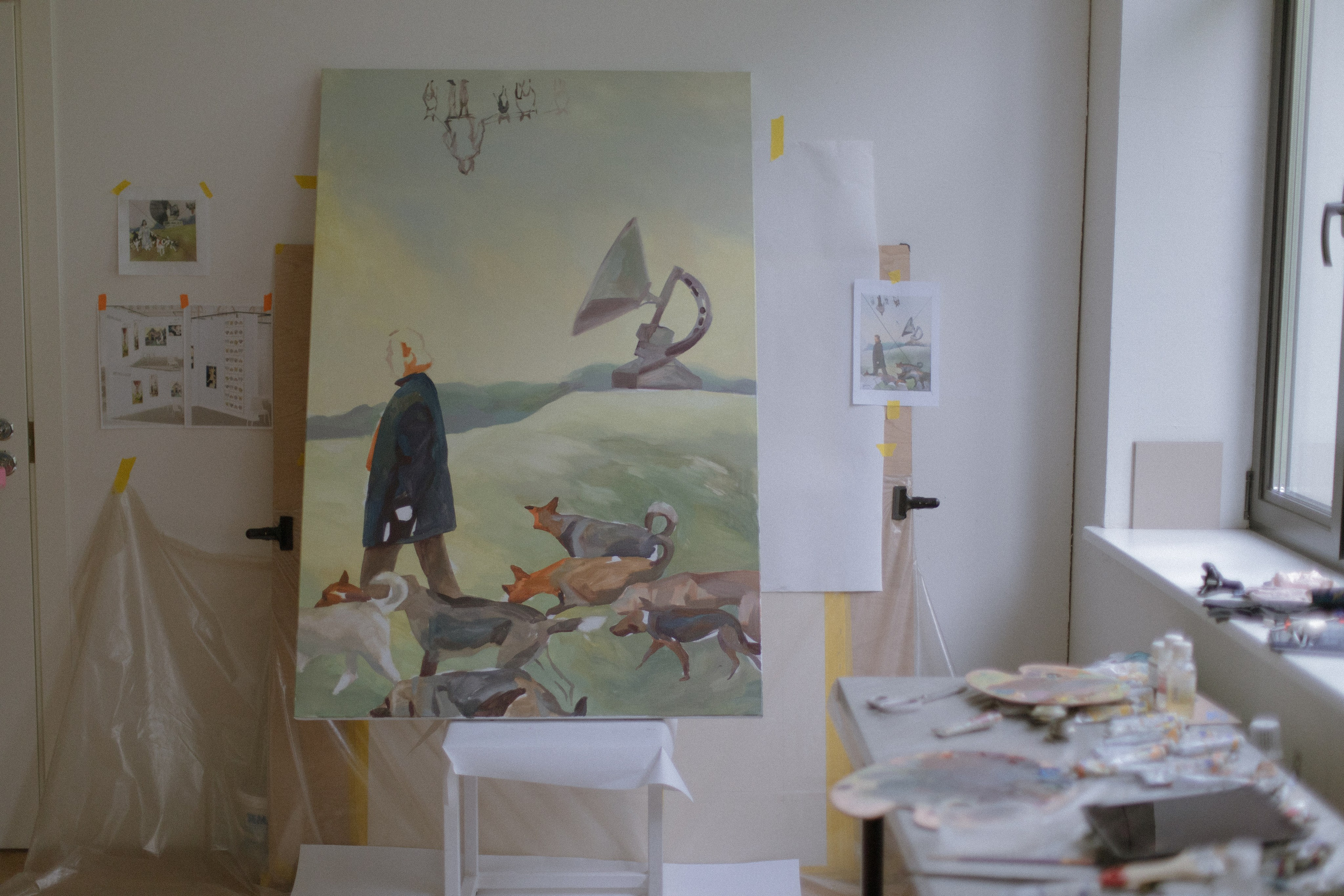 Studio visit. Alina Kugush