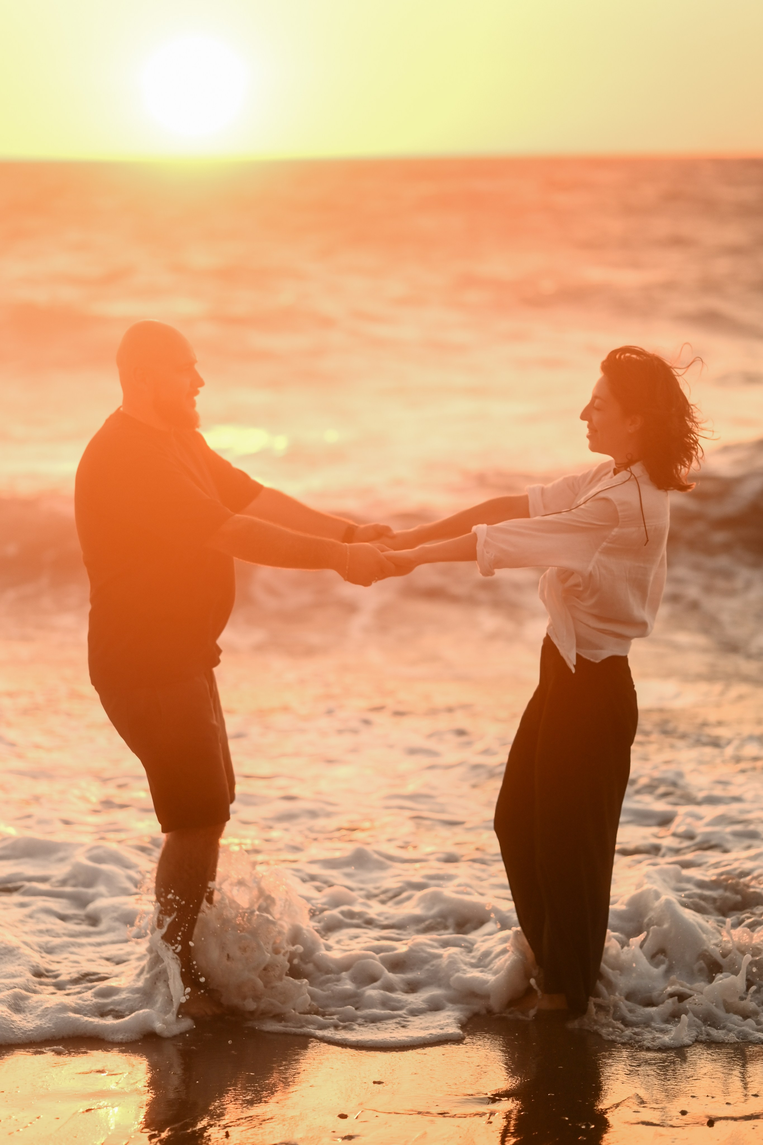 Sunset family photoshoot on the beach Rhodes. Photographer in Rhodes Island