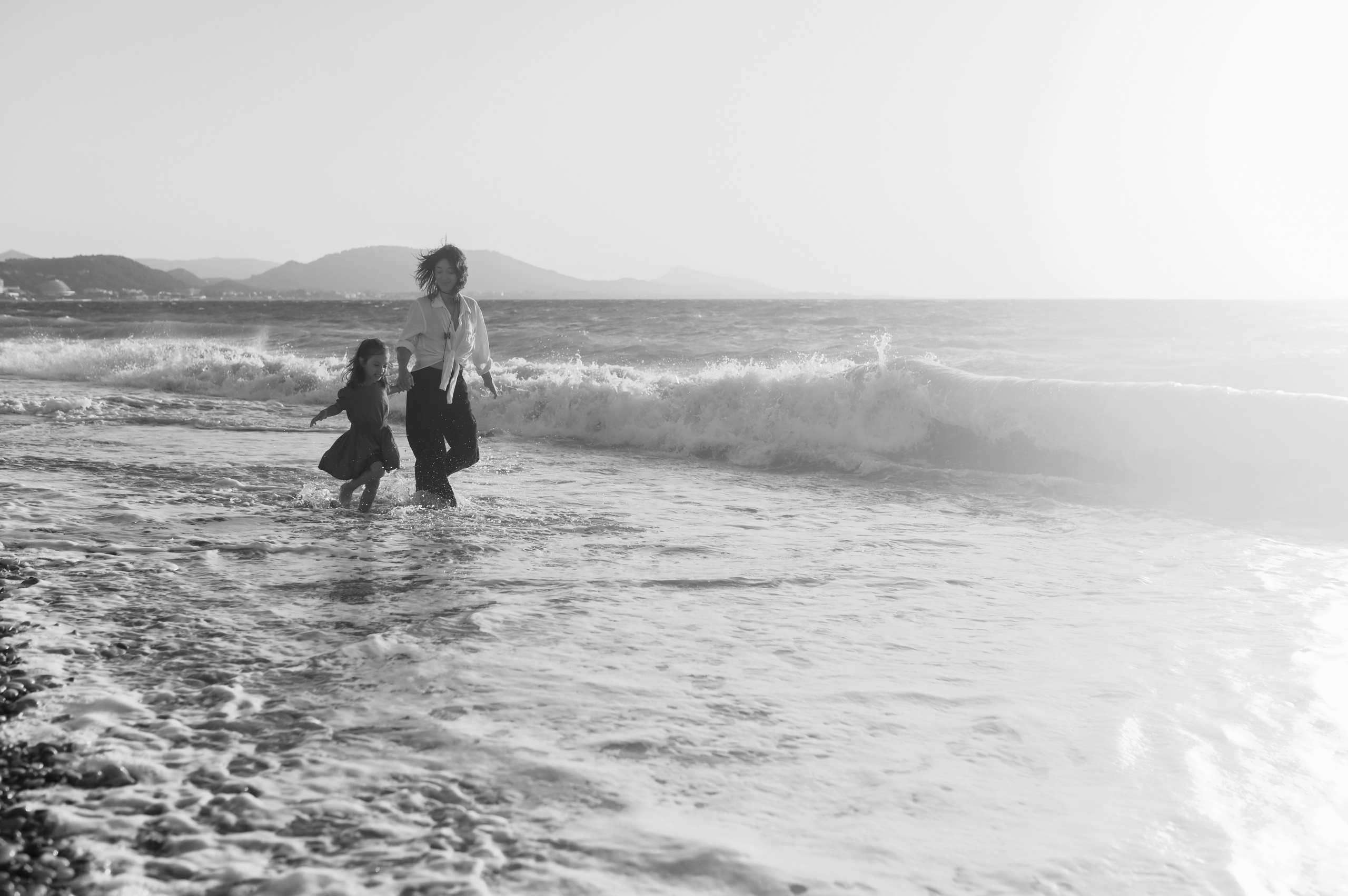 Sunset family photoshoot on the beach Rhodes. Photographer in Rhodes Island