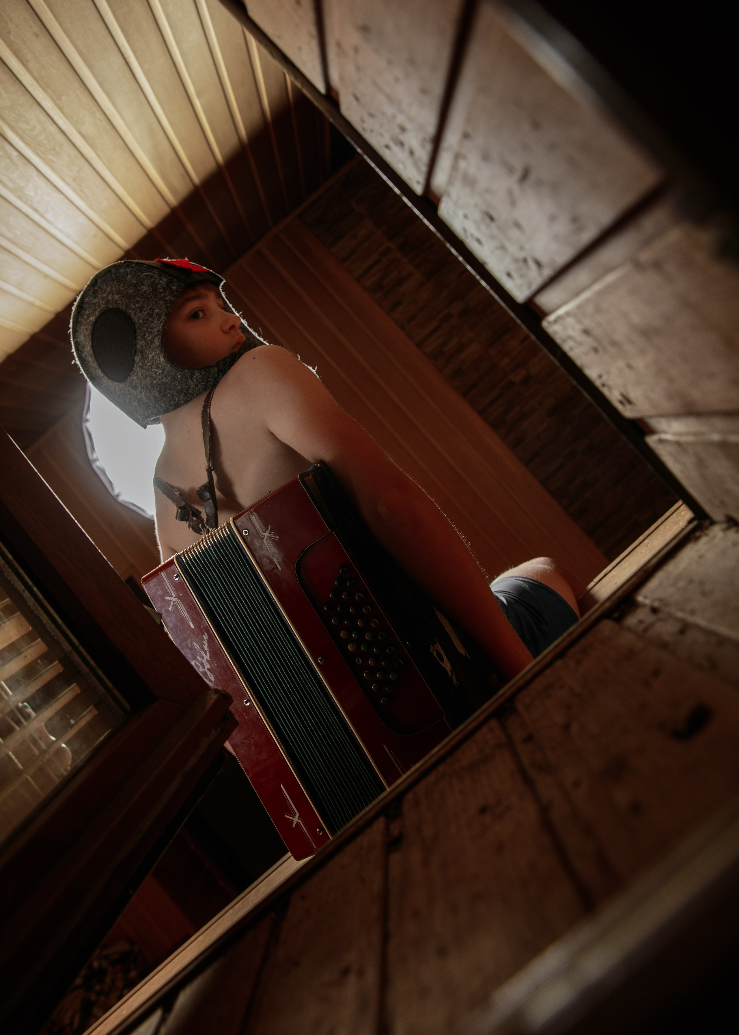 Echo of the Accordion. Fine Art Photography by Ksenia Mirnaya