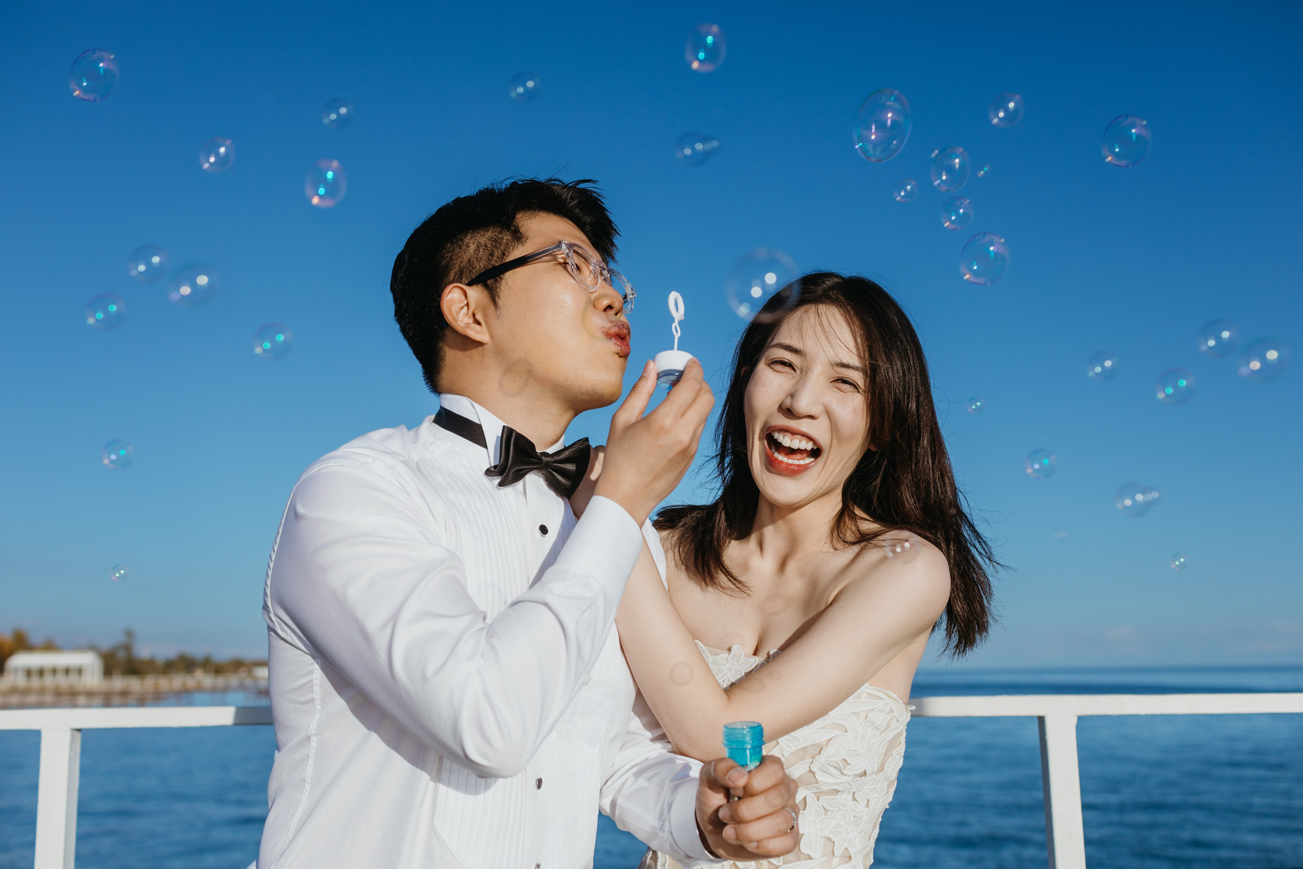 Чесан и Лиса (South Korea) — свадебная фотосессия на Иссык-Куле, пансионат “Каприз” | Chisun & Lisa — Issyk-Kul Lake wedding photos, Capriz. Фотограф в Бишкеке Оксана Шувалова