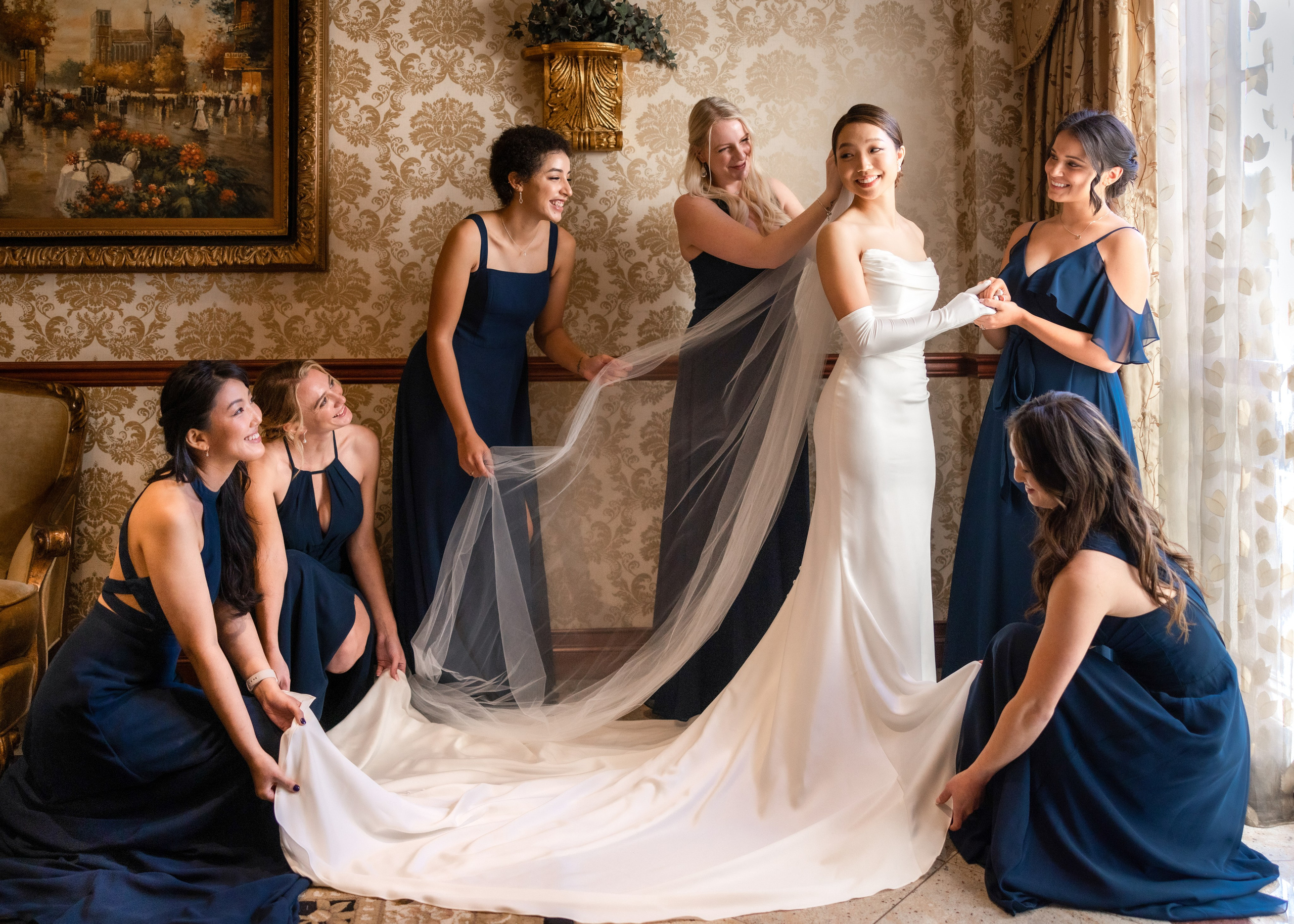 Conner Wiburn & Esther Roh in The Venetian in Garfield, NJ. Wedding Photo & Video