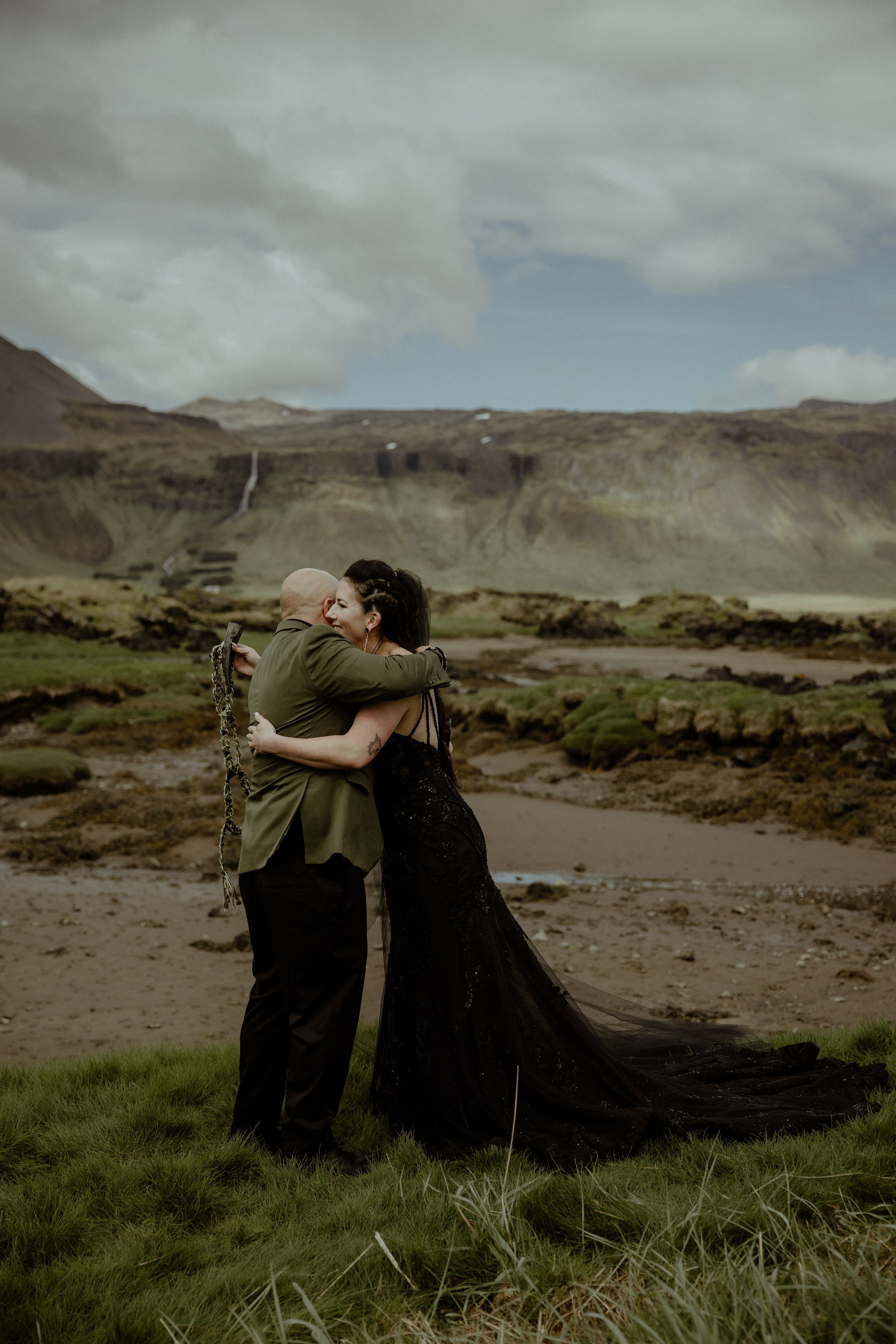 Viking inspired secret elopement in Iceland — wedding in Budir. Iceland elopement photographer & videographer