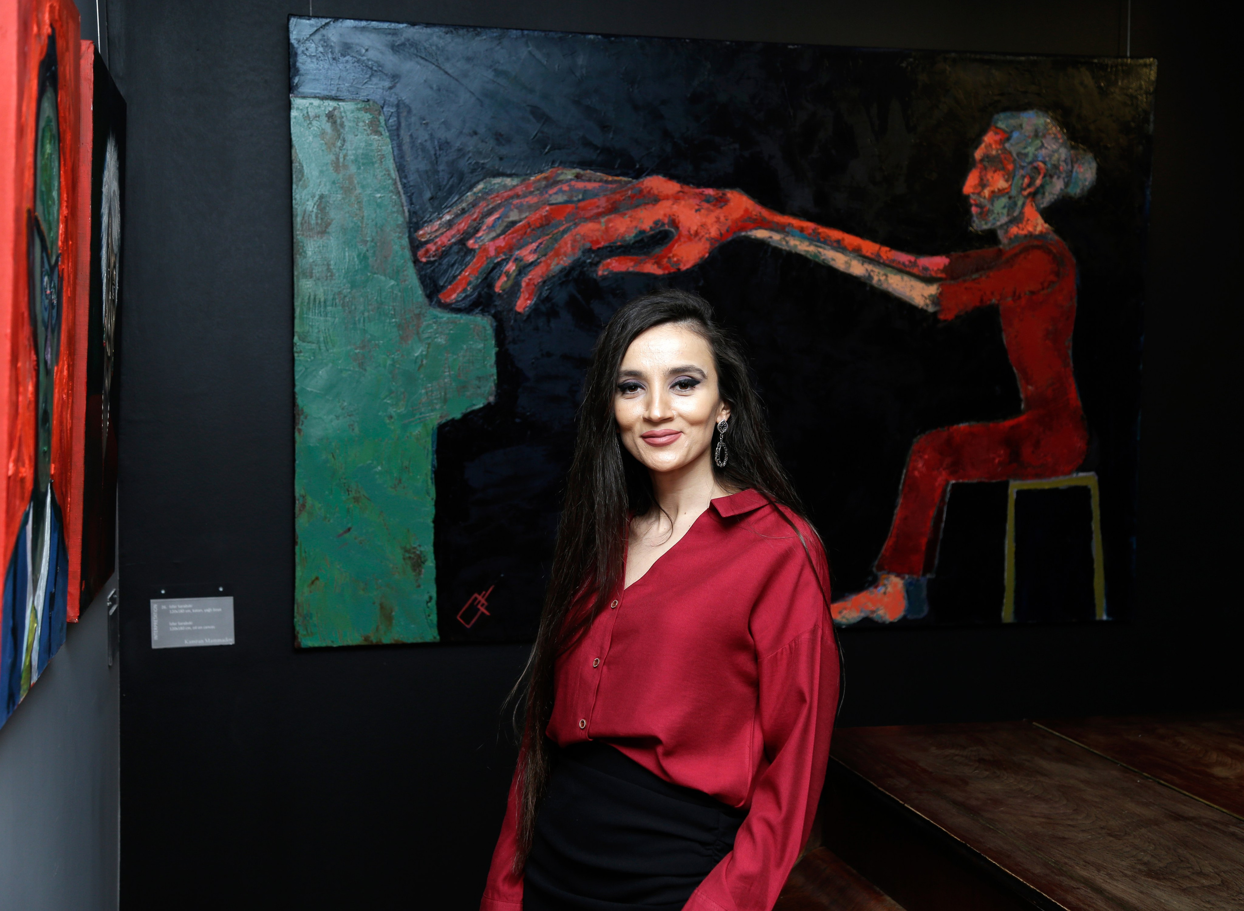 Photo report of “Interpretation” solo exhibition of Kamran Mammadov. KAMRAN MAMMADOV ART