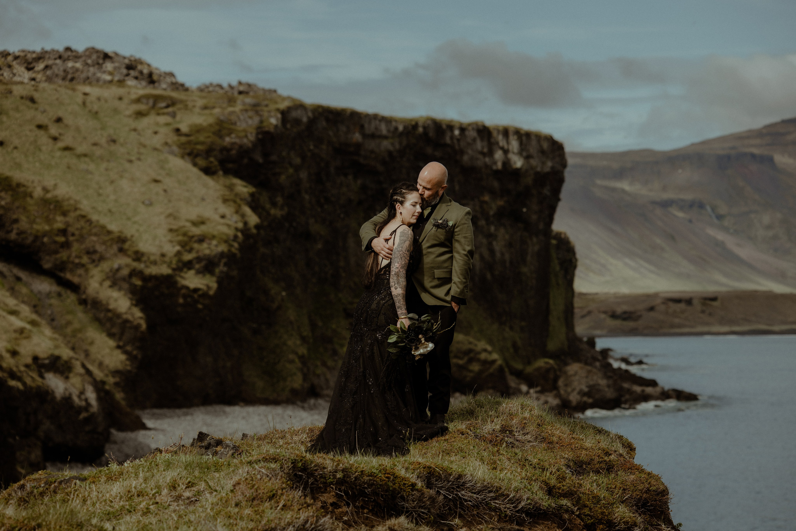 Viking inspired secret elopement in Iceland — wedding in Budir. Iceland elopement photographer & videographer