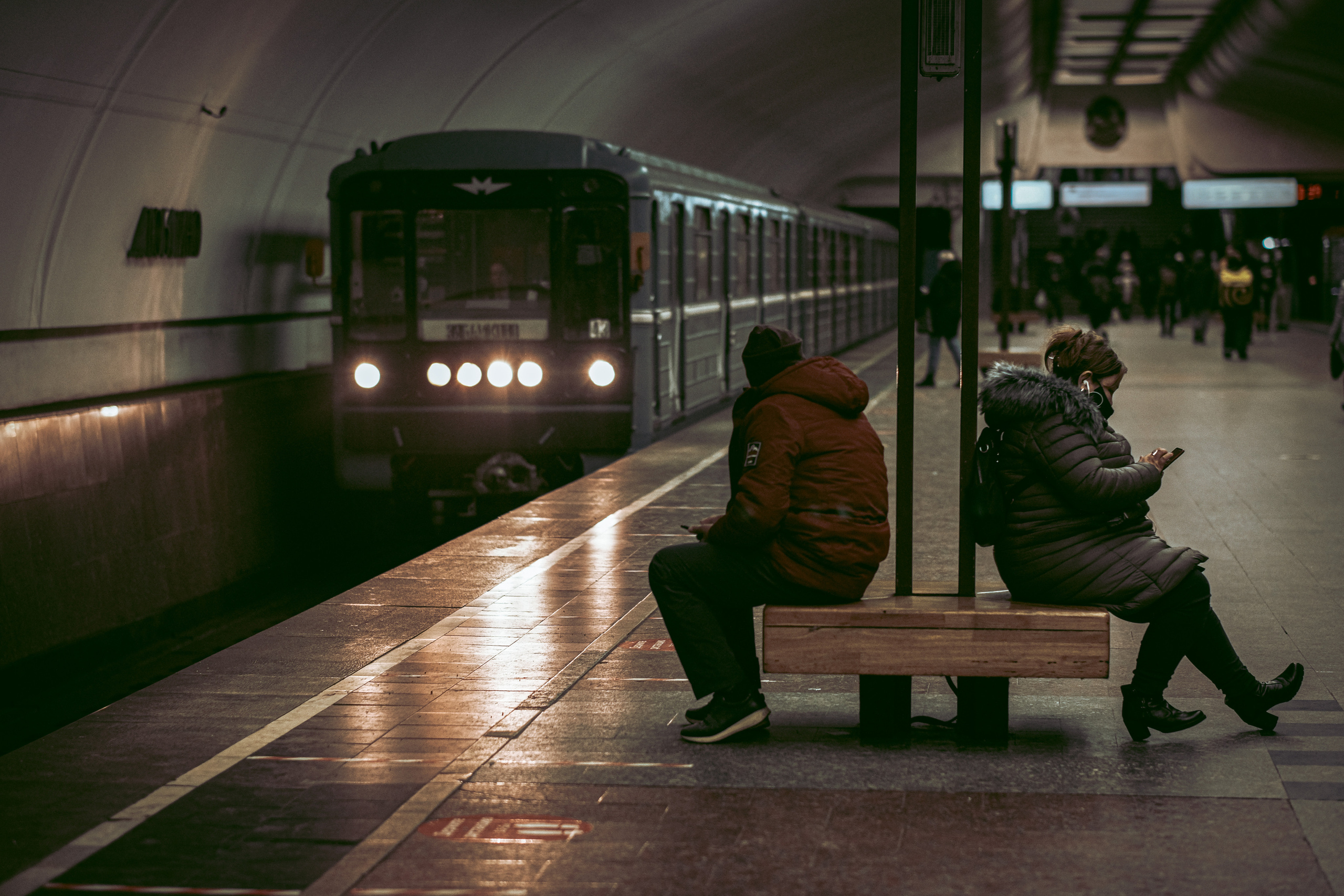 Lyublino Station | Moscow City | Moscow Subway Station | Street Photography in Russia | Camera: FUJIFILM X-Pro3 56mm F1.2