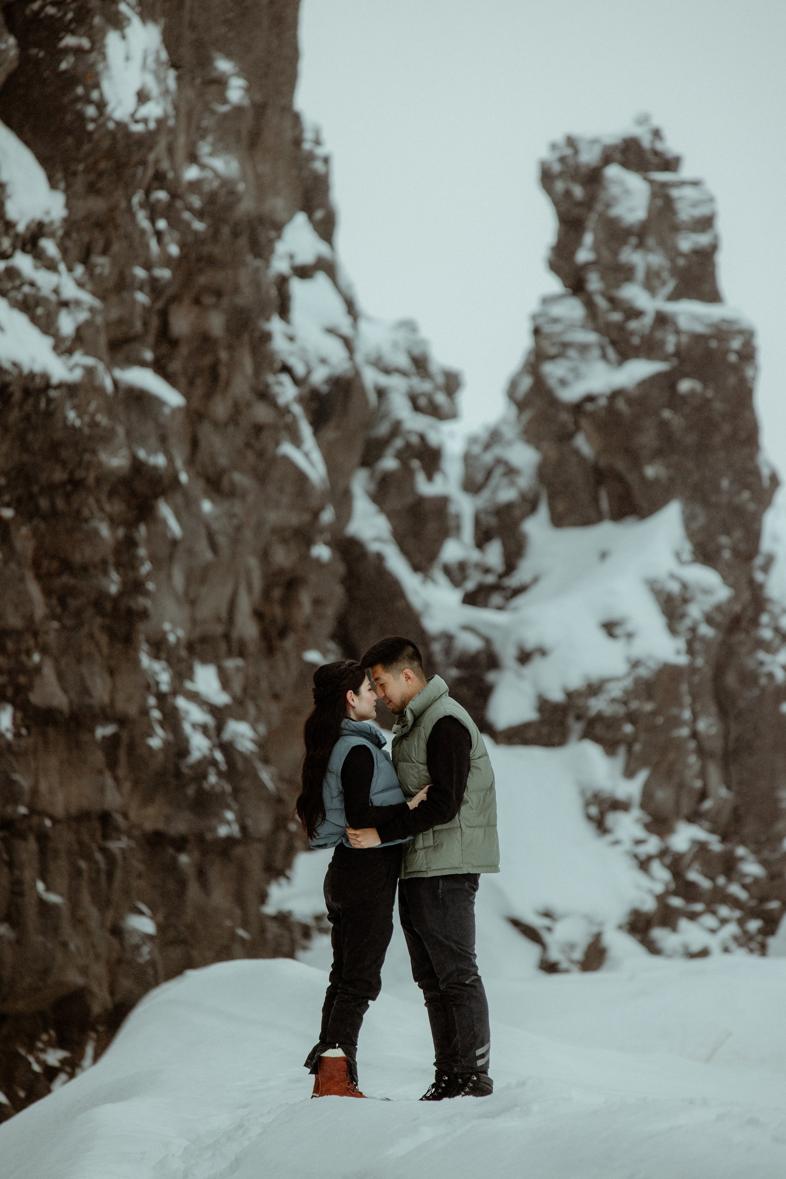 Aditya+Jessica | Winter adventures in Iceland. Iceland elopement photographer & videographer