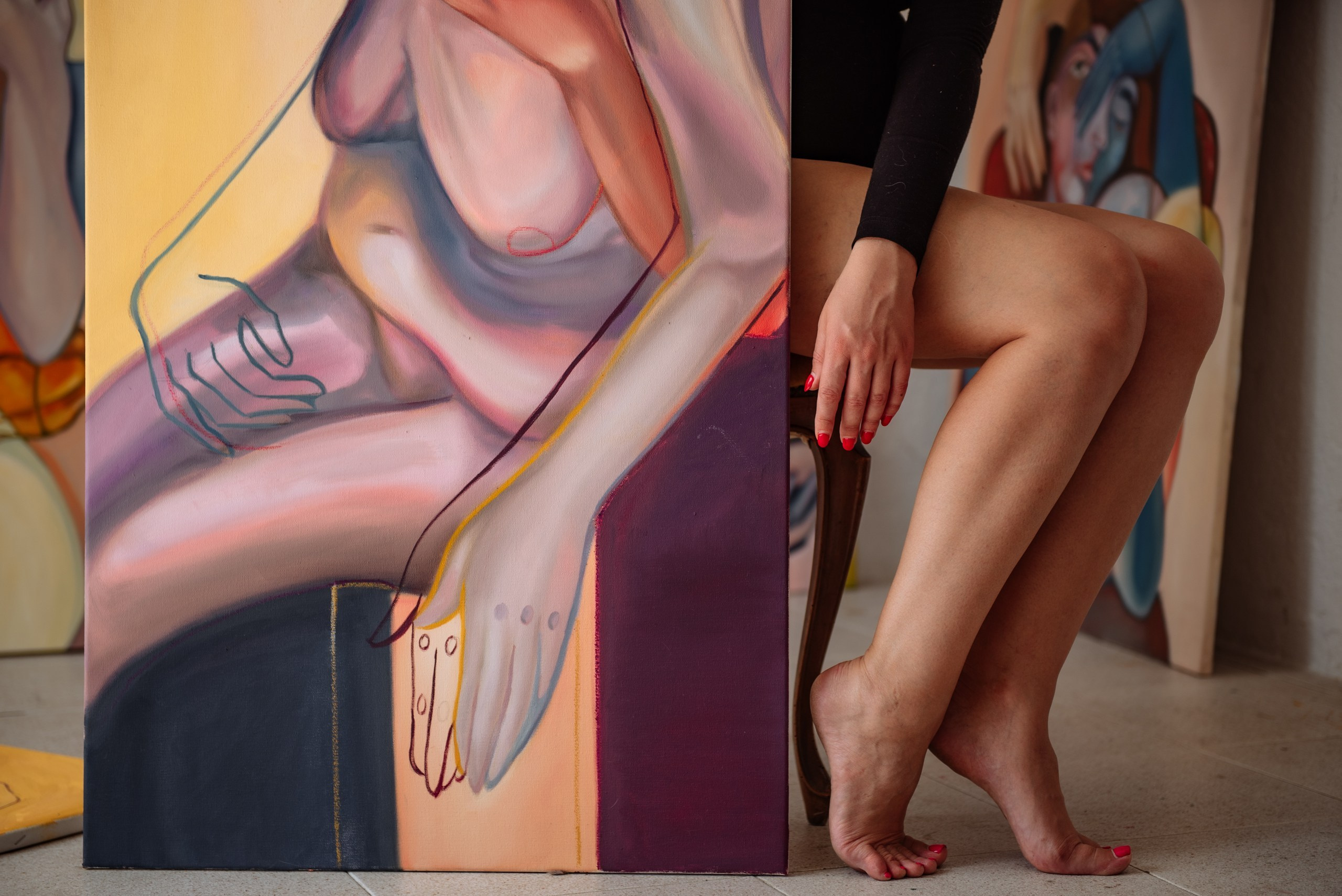 Pintora Alexandra. Фотограф Екатерина Гасанова — фотосессии в Барселоне