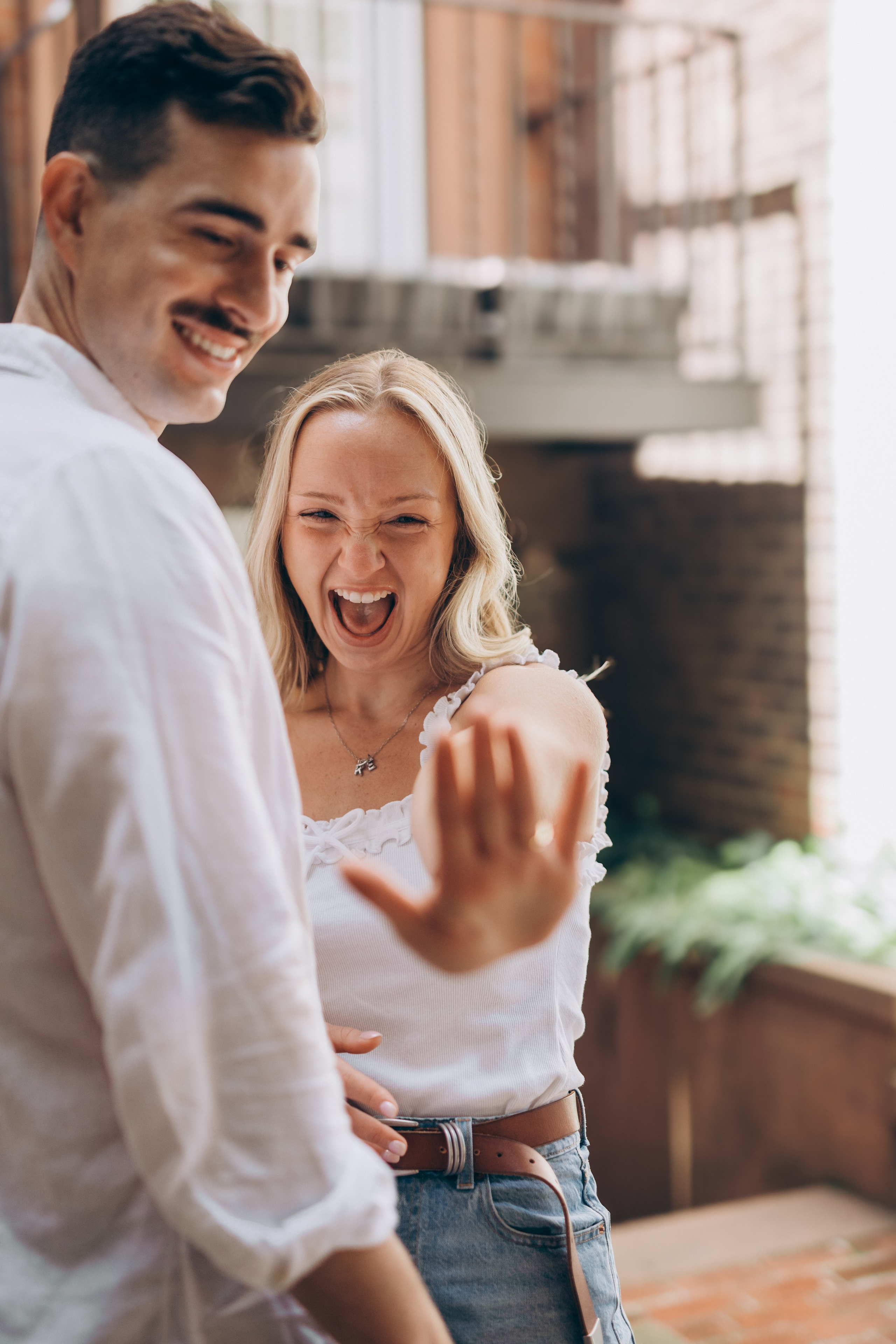 Proposal & Engagement Photographer in NYC. Sasha Amelie — Lifestyle Photographer NYC