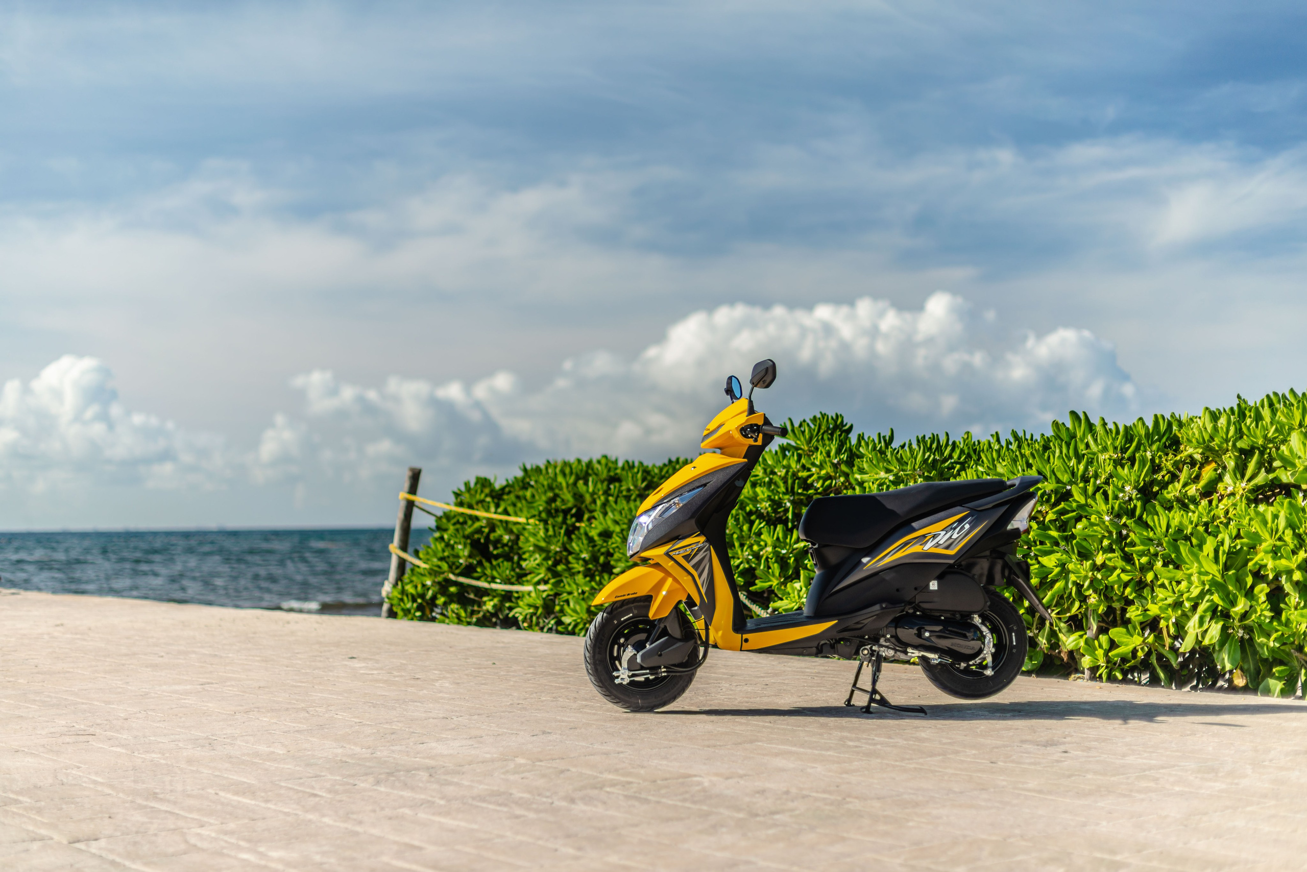 Scooter Photography for Rental Website in Mexico. PHOTOGRAPHER QUINTANA ROO