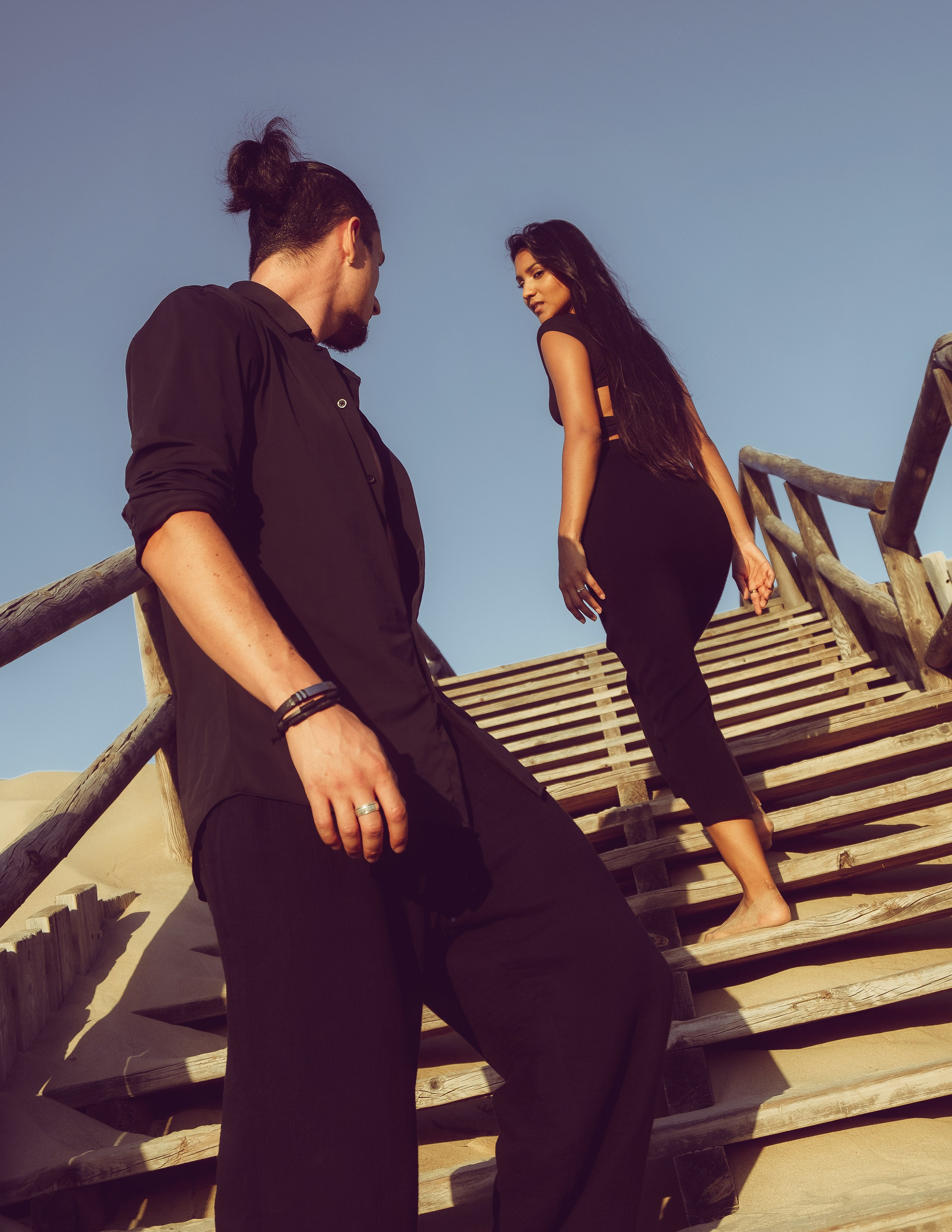 Historia de amor al atardecer en Guardamar — Fotógrafo en Alicante y Torrevieja