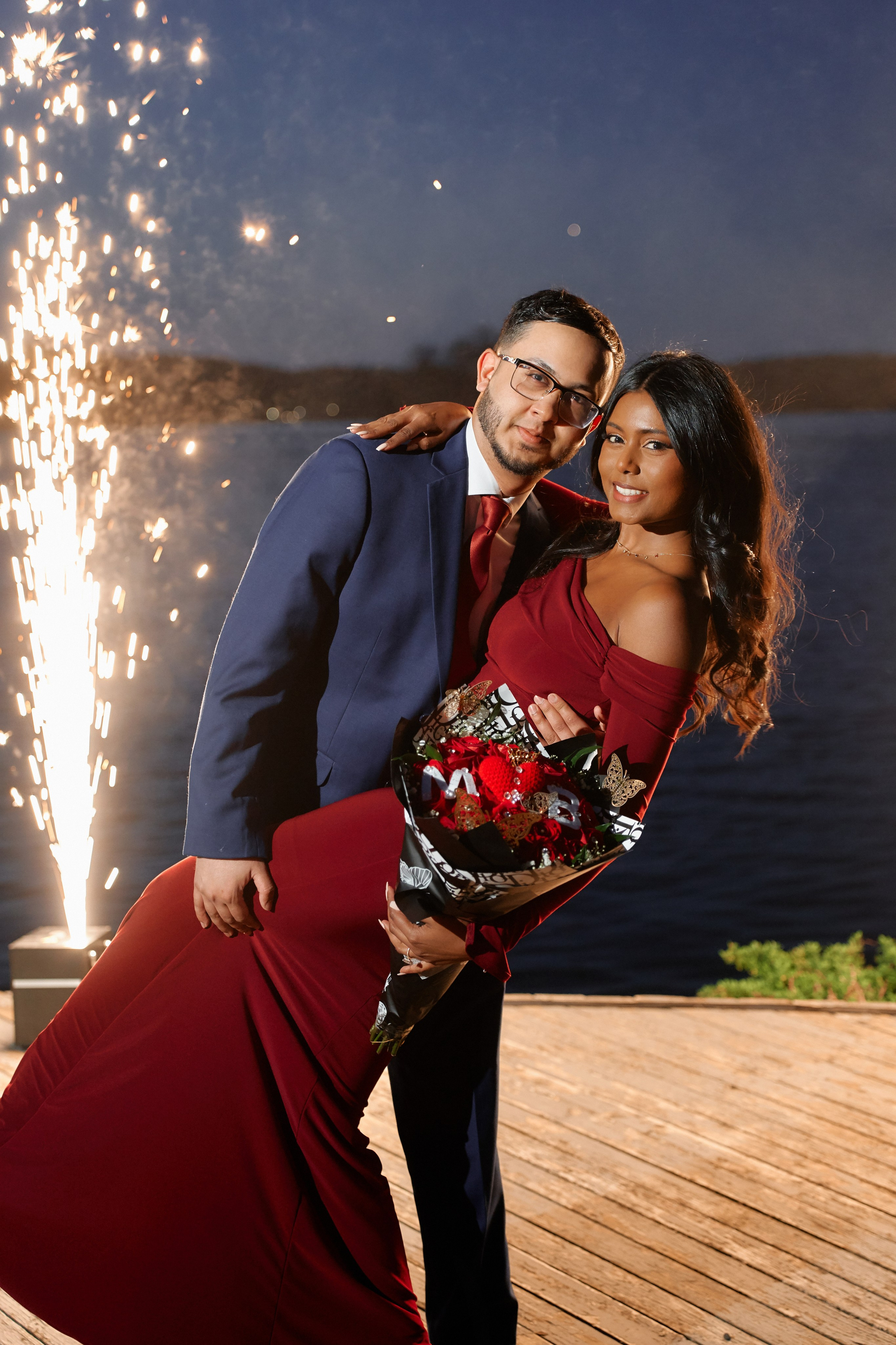 Surprise Proposal in New York. Professional Wedding and event photographer USA New York
