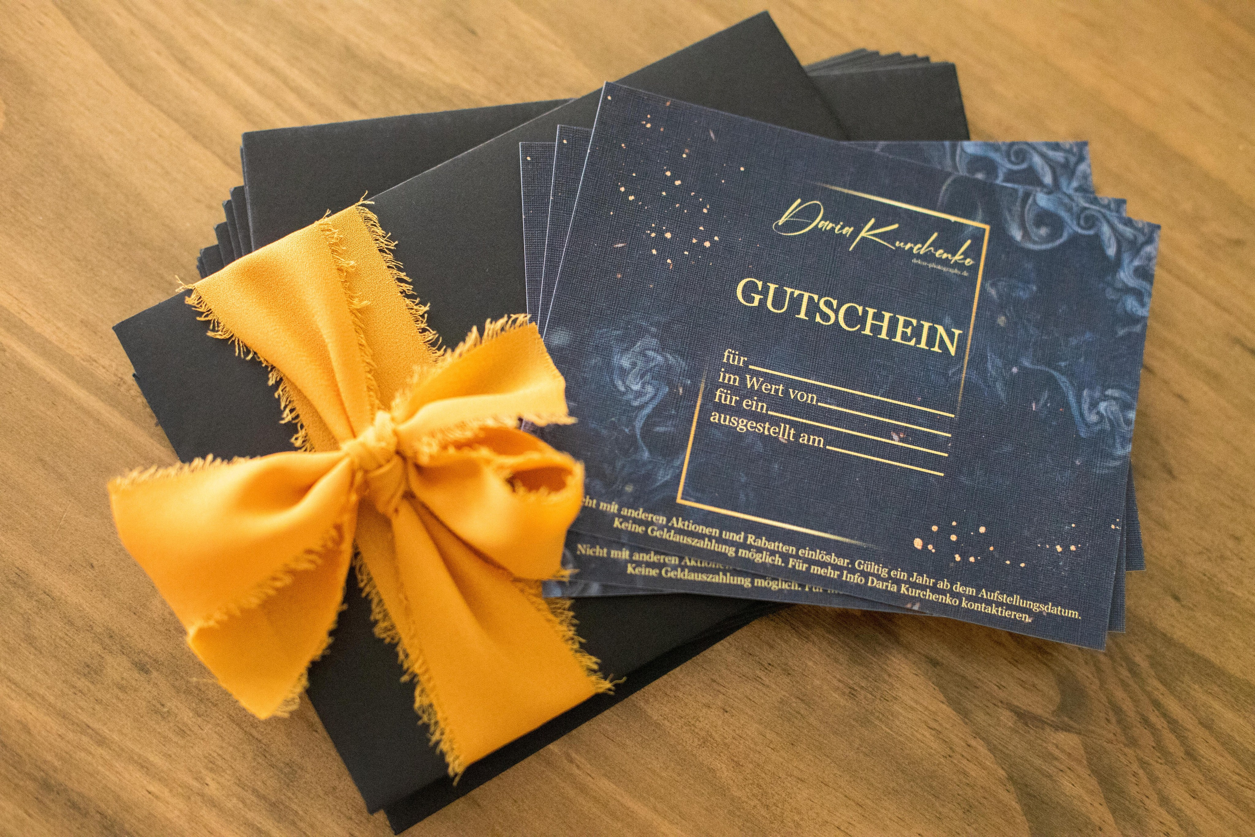 Gutscheine. Professionelle Fotografin Daria Kurchenko - Bad Rappenau, Heilbronn