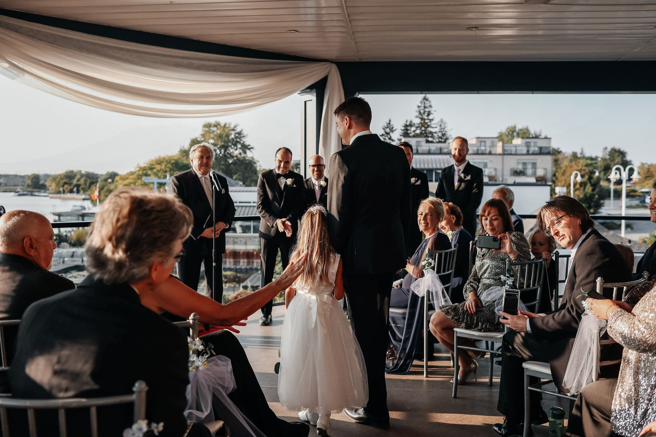 Romantic wedding moment in Toronto - documentary-style photography by Storytellers Films