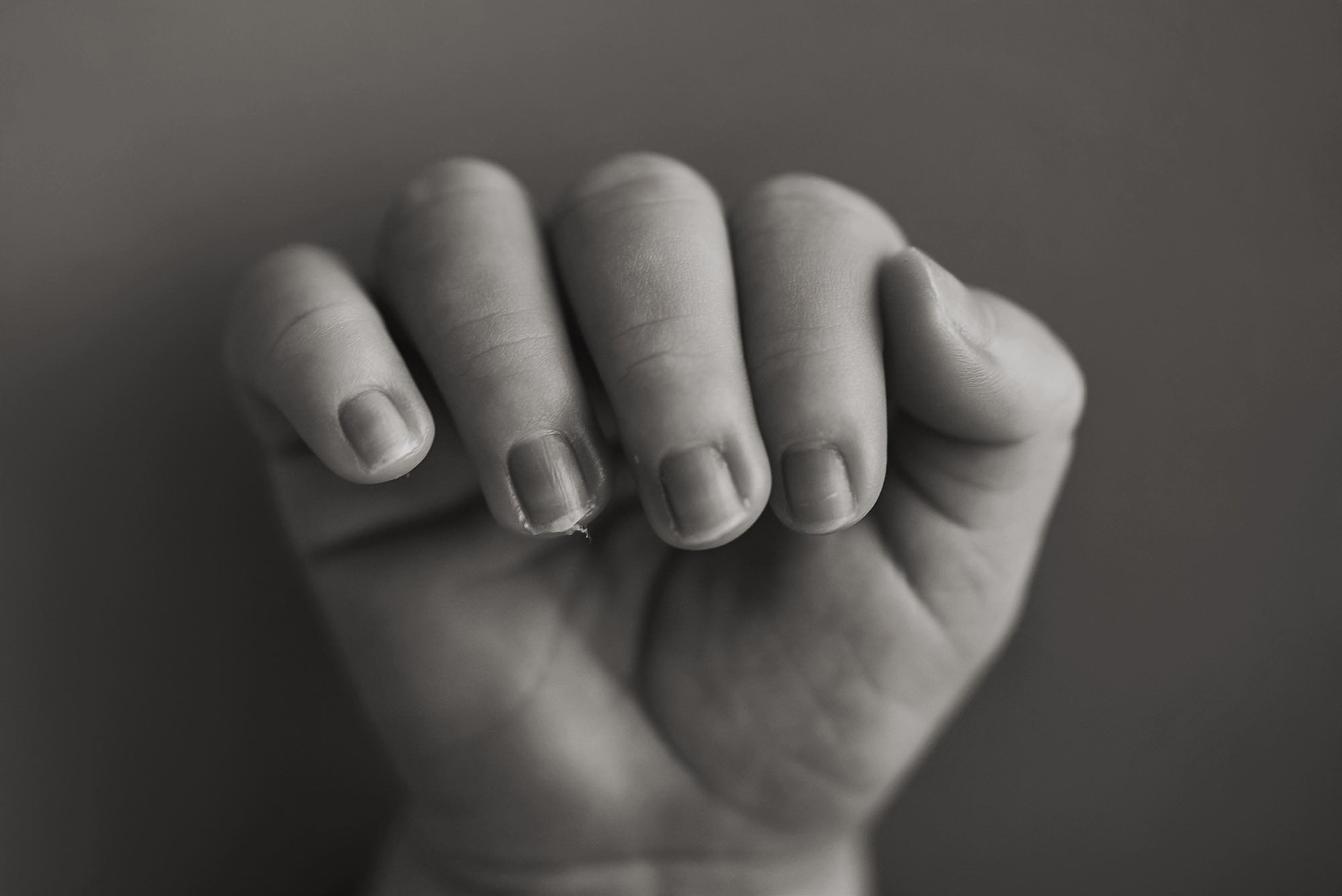 Detalle de la mano de un newborn