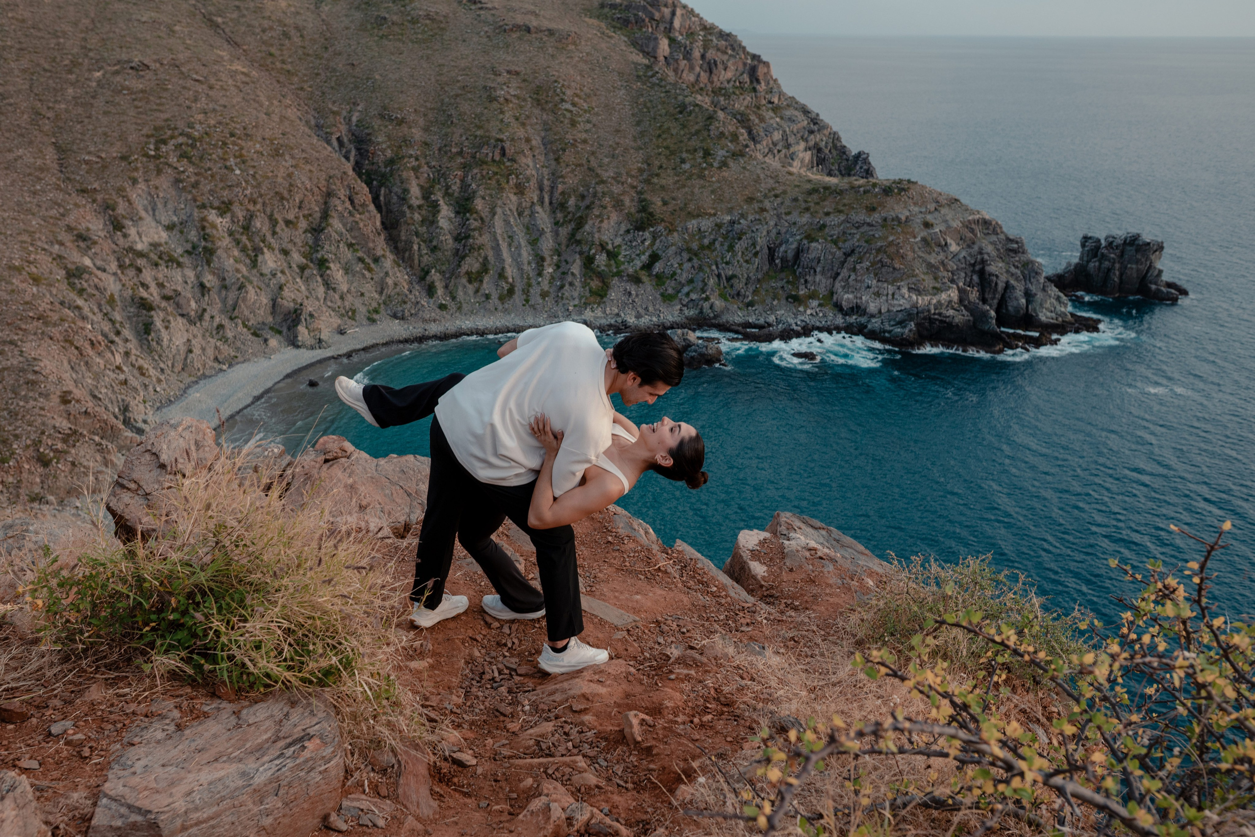 Save the Date at Punta Lobos | Adventure Engagement Session in Todos Santos. Los Cabos Wedding Photographer – Izrael Reyna