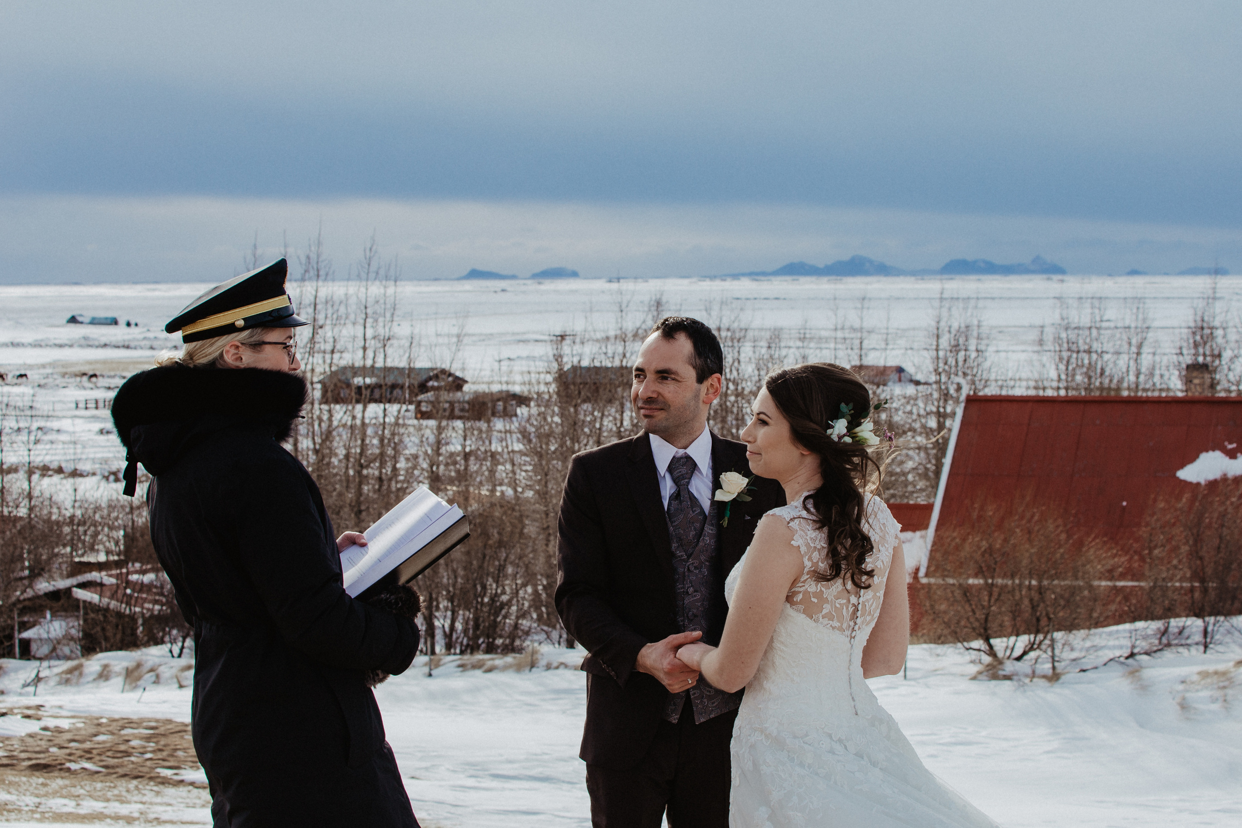 Winter Wedding in Iceland. Iceland elopement photographer & videographer