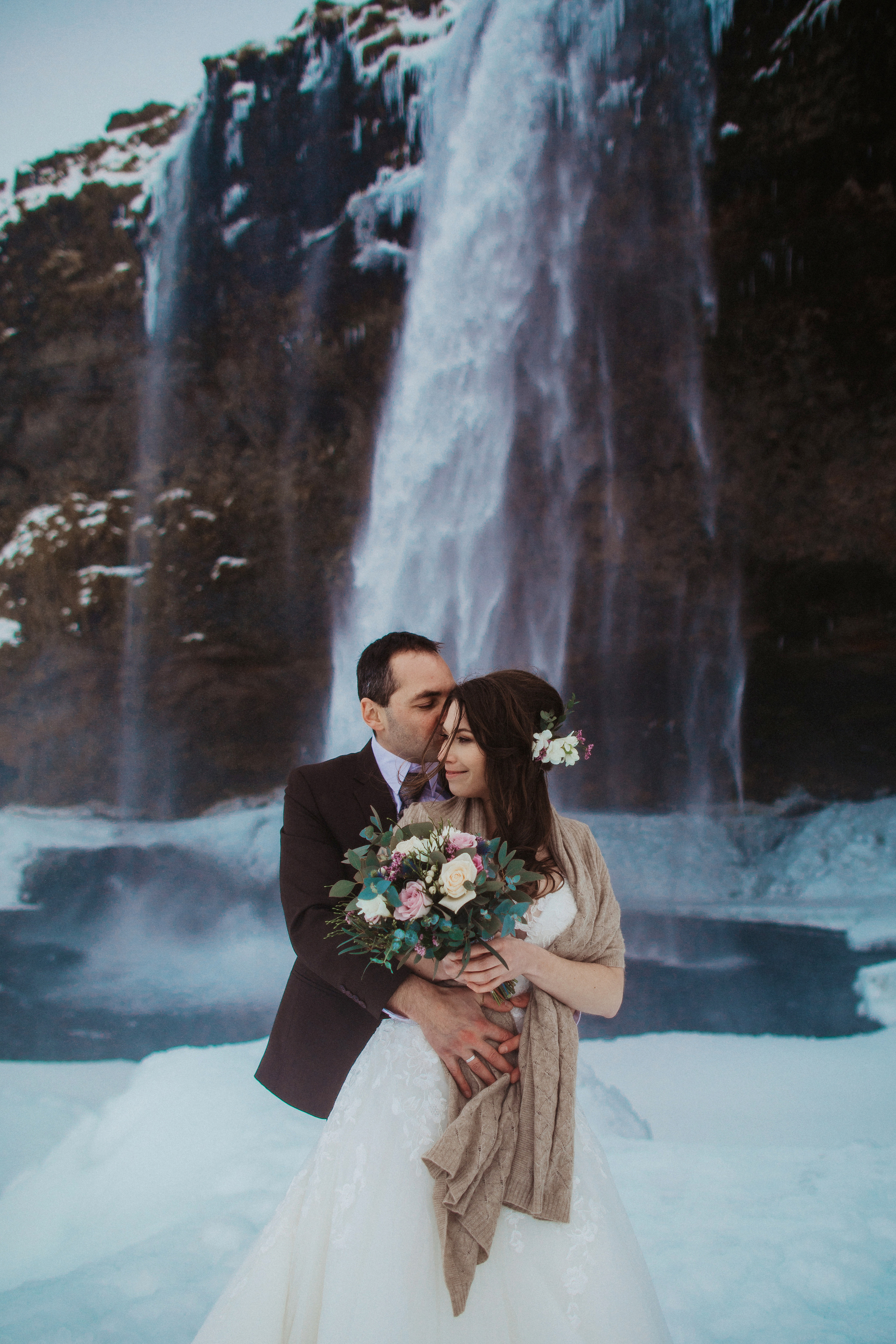 Winter Wedding in Iceland. Iceland elopement photographer & videographer