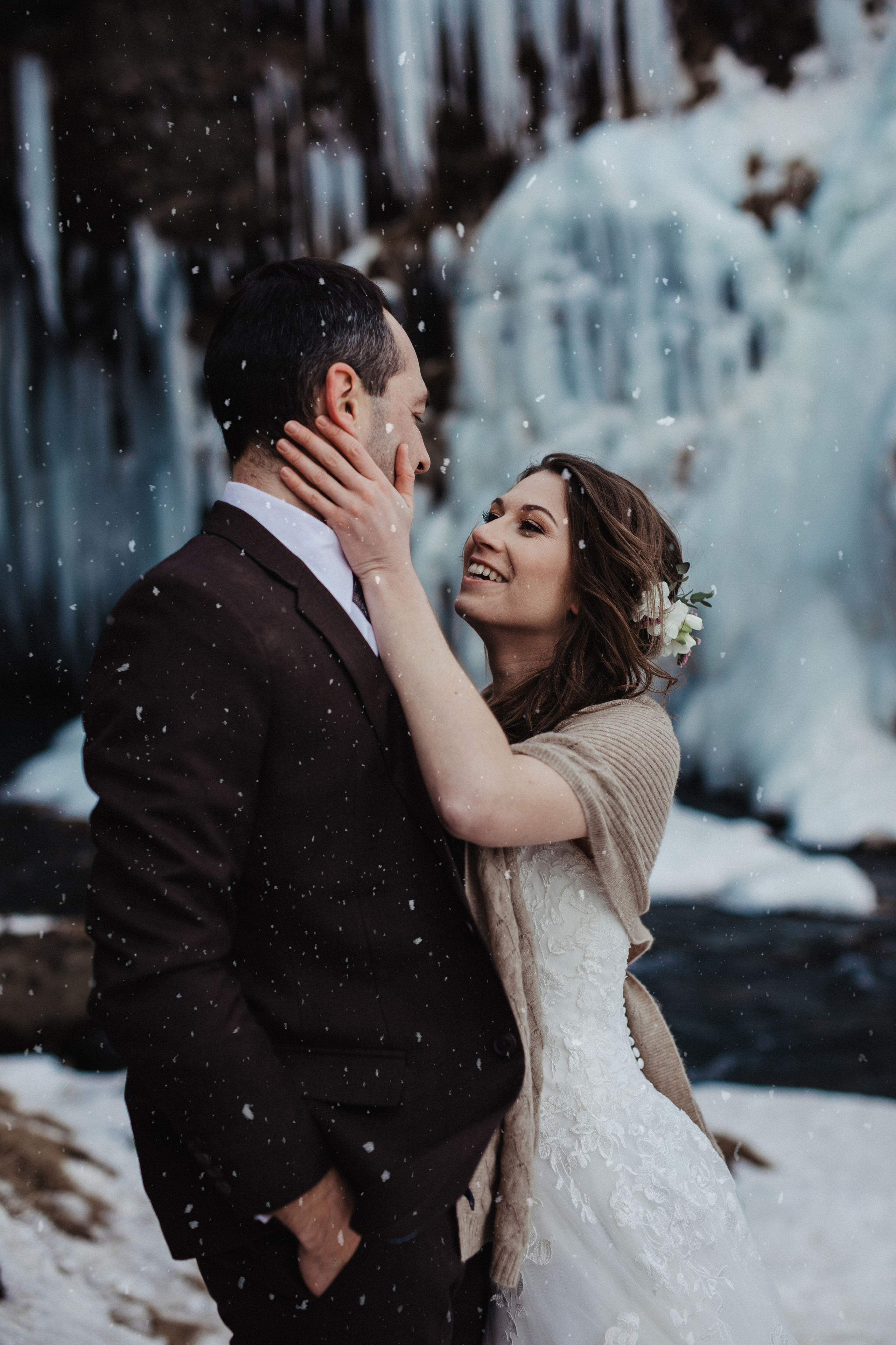 Winter Wedding in Iceland. Iceland elopement photographer & videographer
