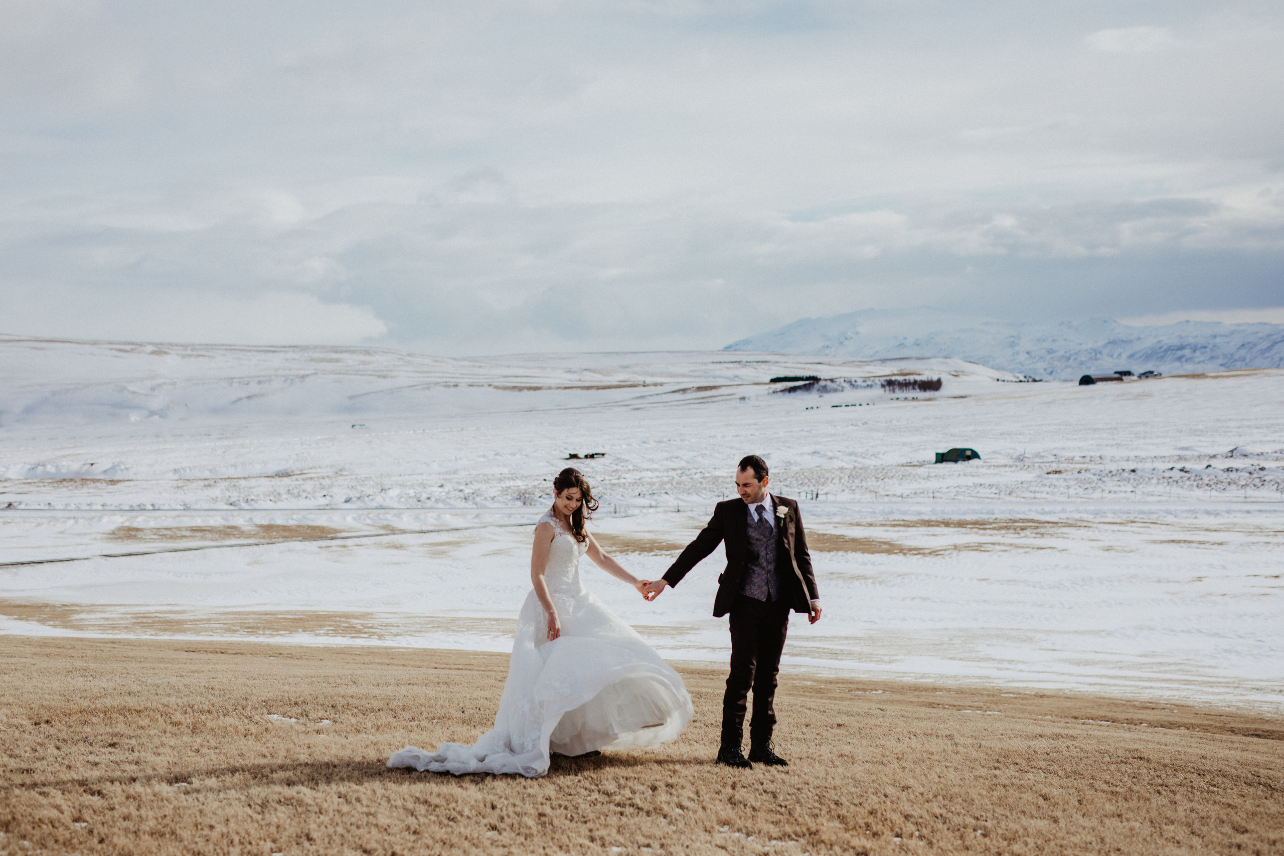 Winter Wedding in Iceland. Iceland elopement photographer & videographer