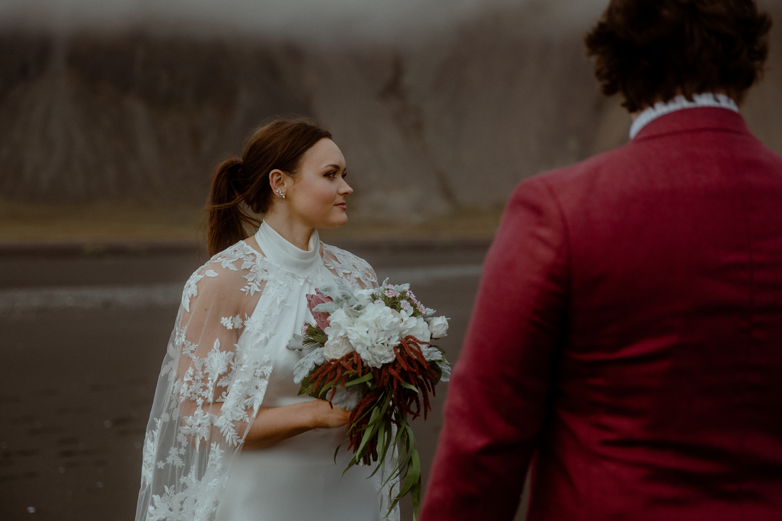 Secret hiking Elopement in Iceland. Iceland elopement photographer & videographer