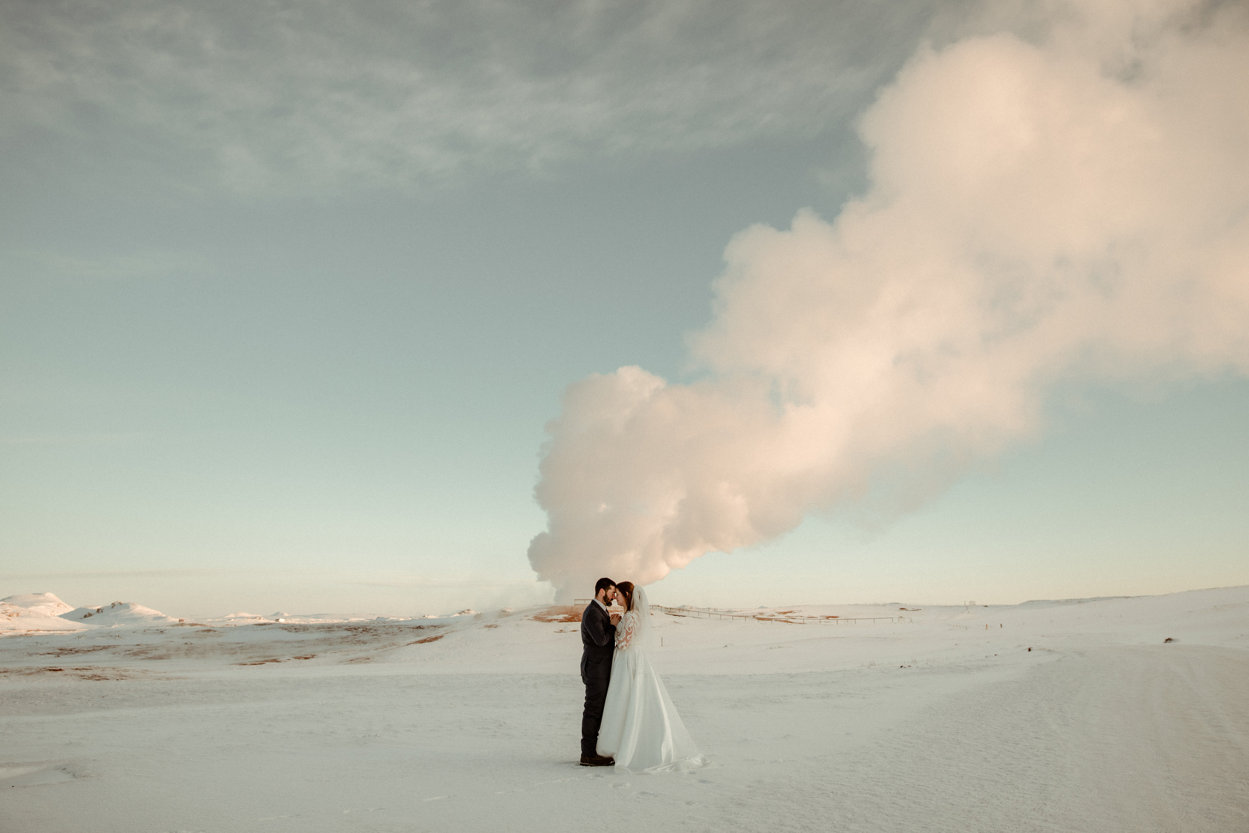 Golden Hour Elopement in Iceland. Iceland elopement photographer & videographer