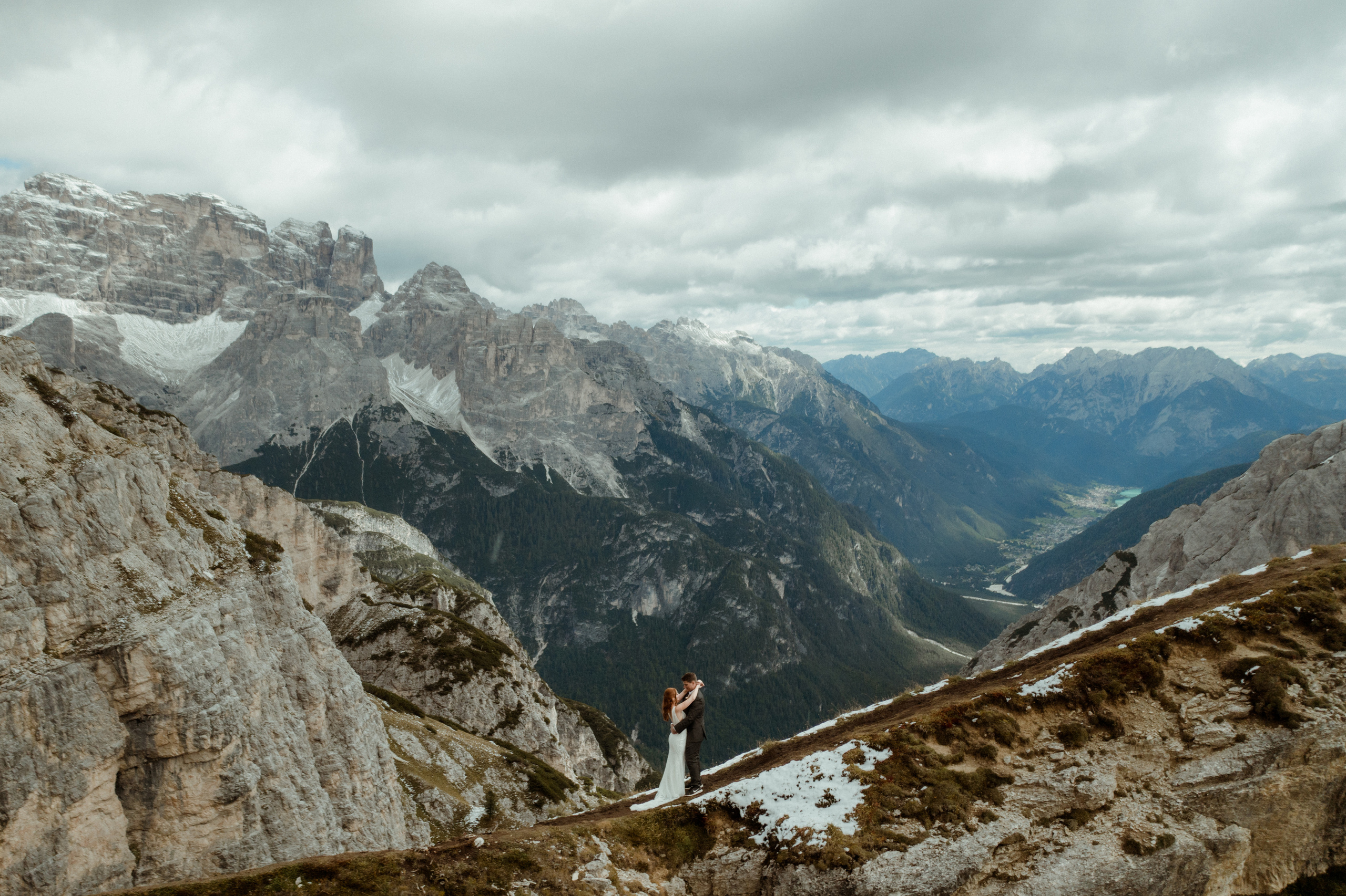 Italian Elopement in the Dolomites. Iceland elopement photographer & videographer