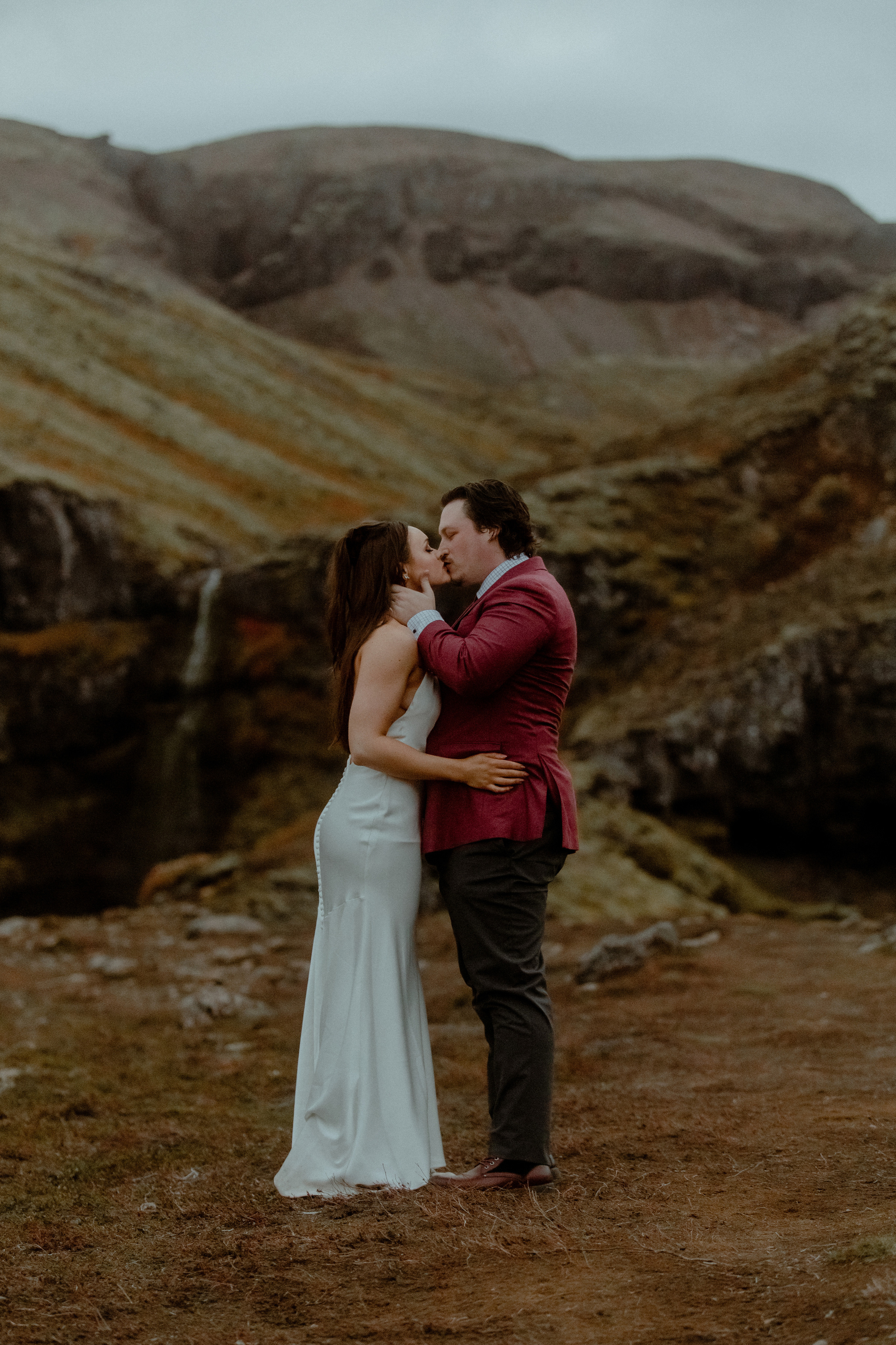 Secret hiking Elopement in Iceland. Iceland elopement photographer & videographer