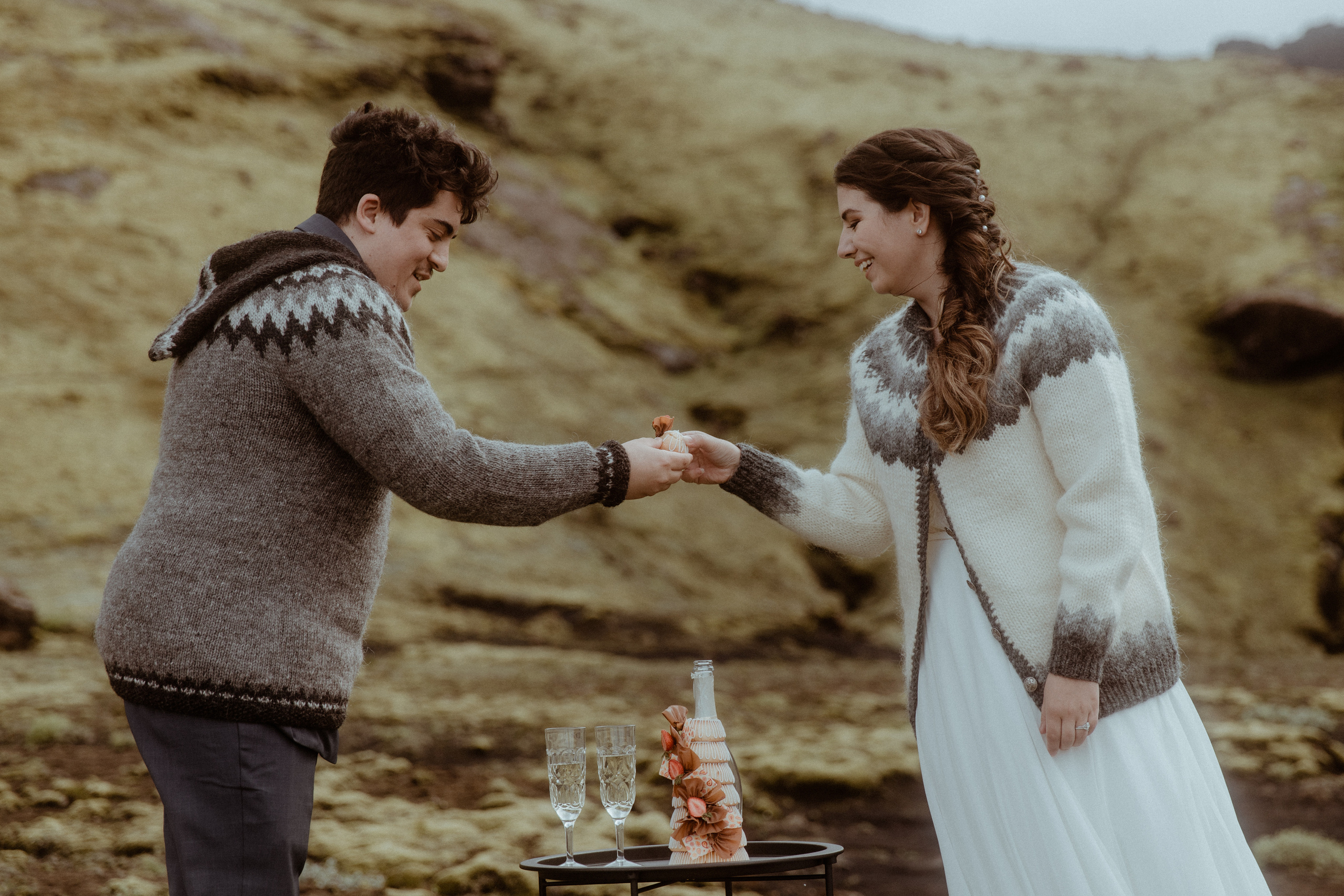 Private Black Sand Beach Elopement. Iceland elopement photographer & videographer