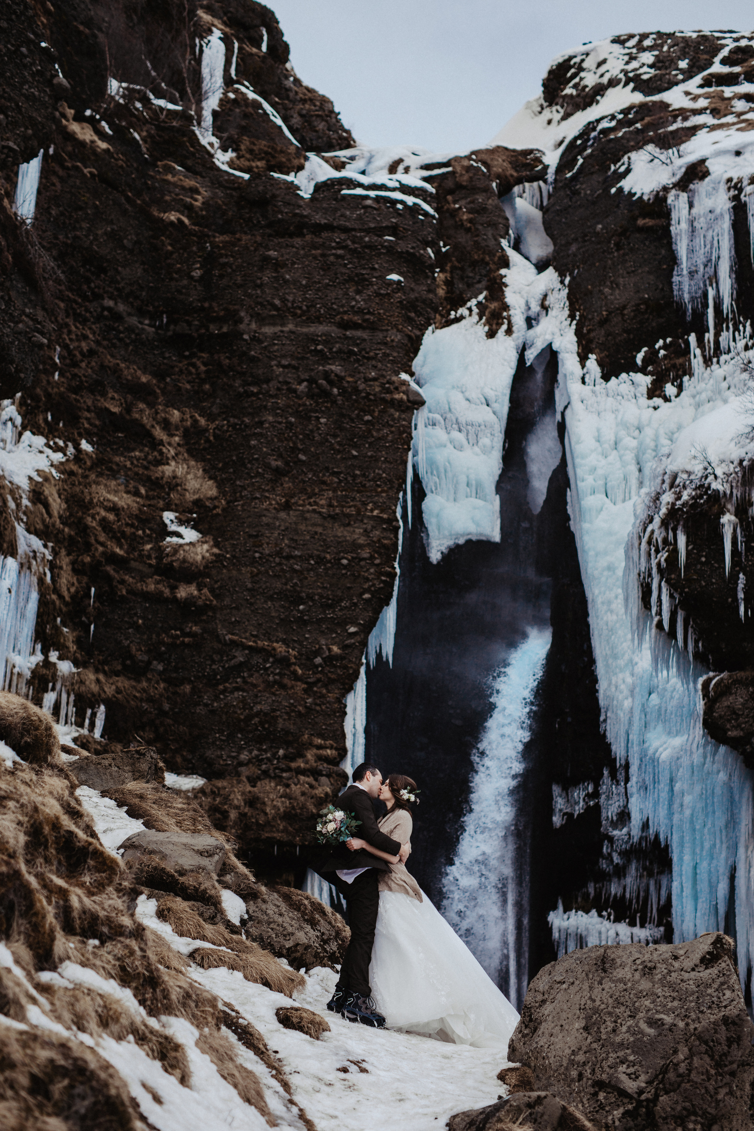 Winter Wedding in Iceland. Iceland elopement photographer & videographer