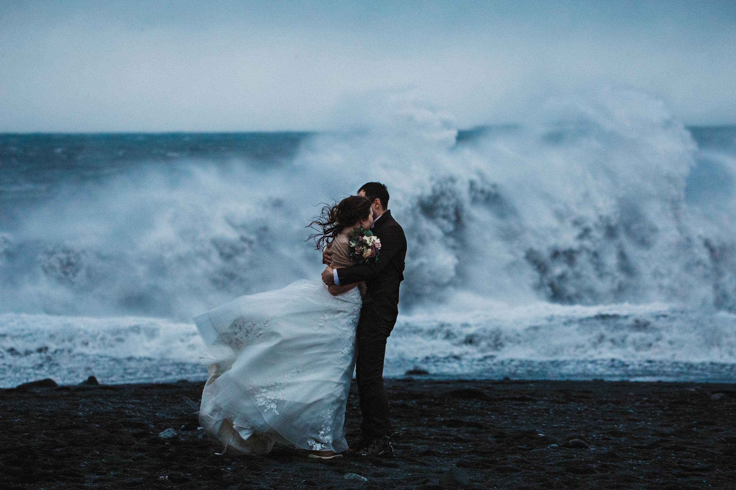 Winter Wedding in Iceland. Iceland elopement photographer & videographer