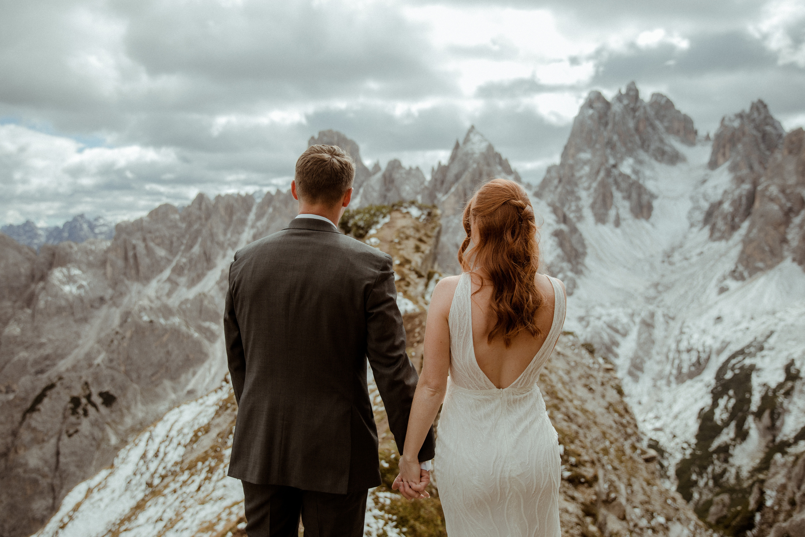 Italian Elopement in the Dolomites. Iceland elopement photographer & videographer