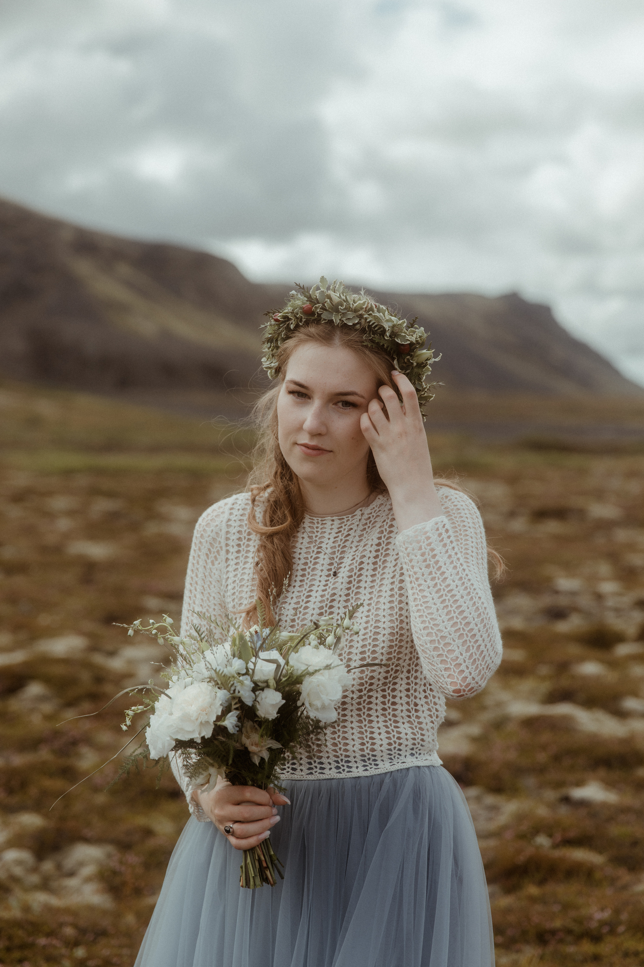 Iceland Secret Waterfall Elopement. Iceland elopement photographer & videographer