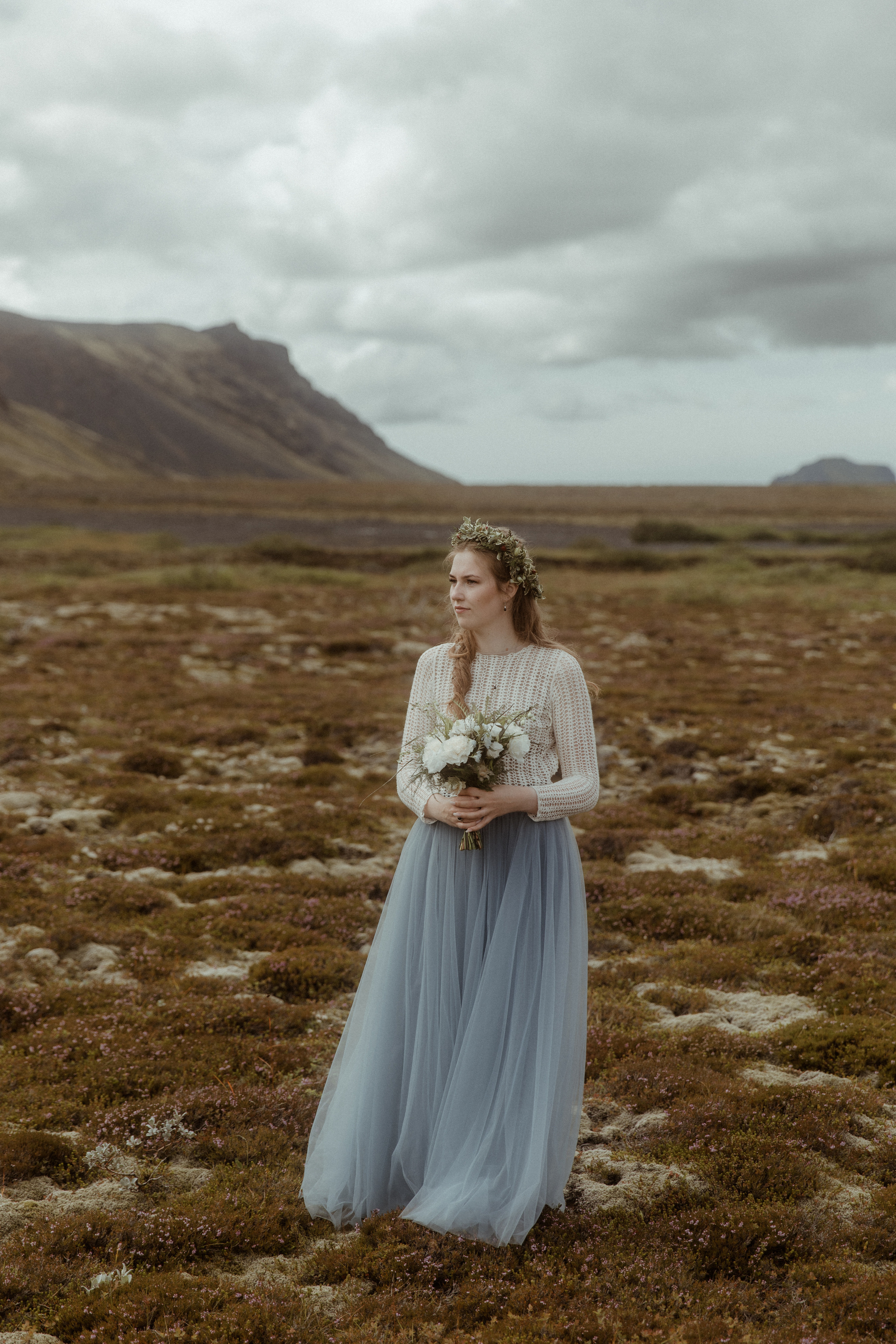 Iceland Secret Waterfall Elopement. Iceland elopement photographer & videographer