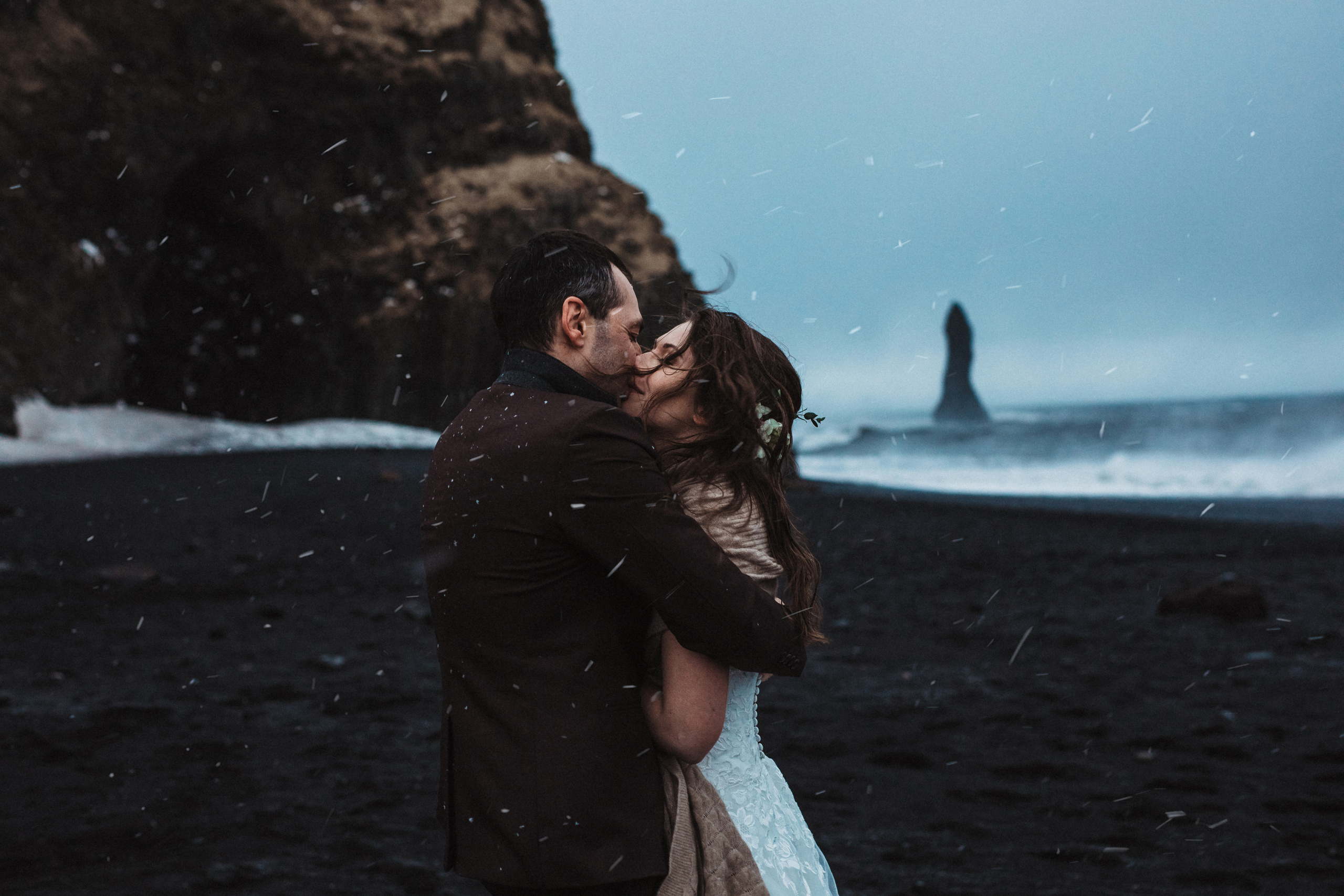 Winter Wedding in Iceland. Iceland elopement photographer & videographer