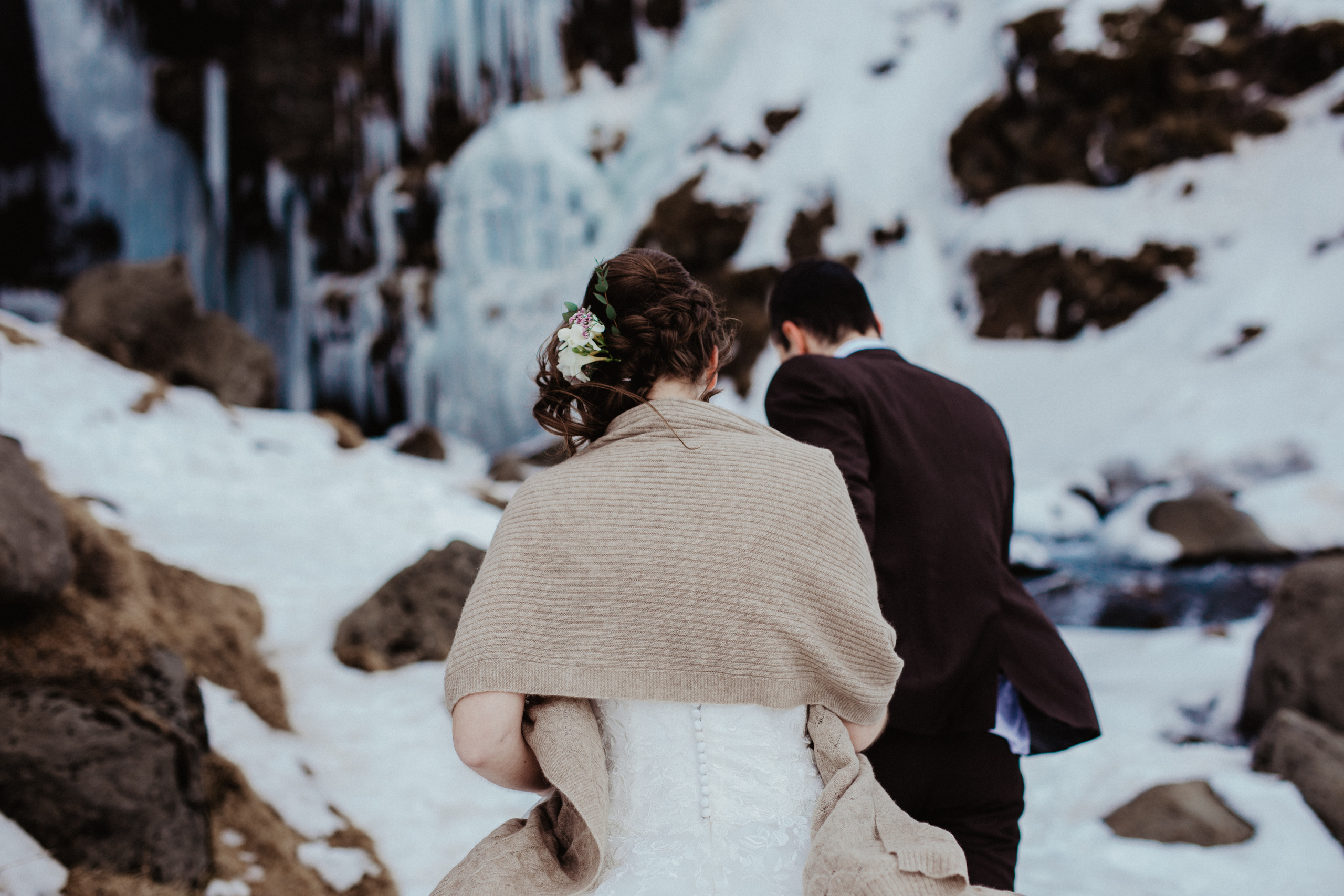 Winter Wedding in Iceland. Iceland elopement photographer & videographer