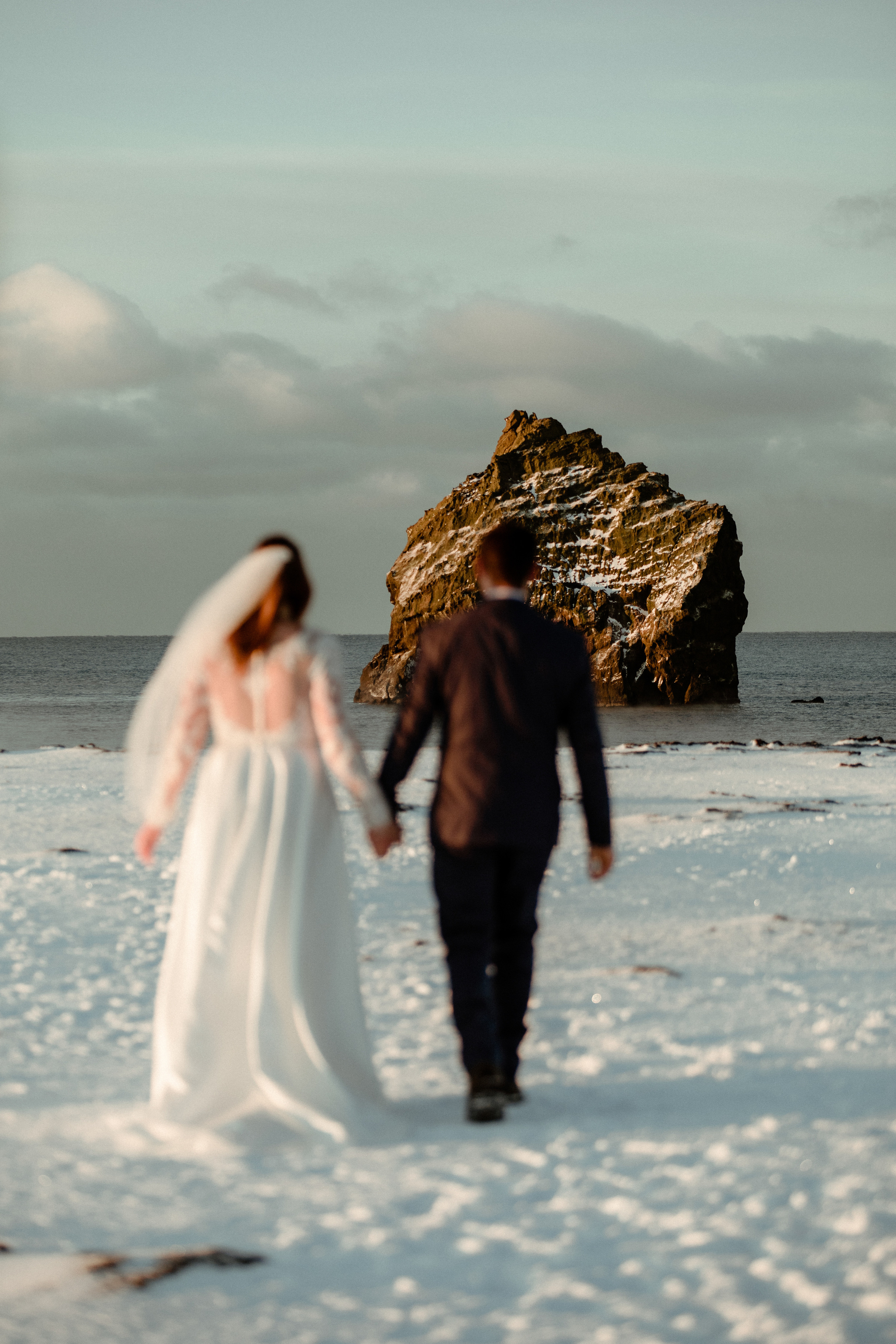 Golden Hour Elopement in Iceland. Iceland elopement photographer & videographer