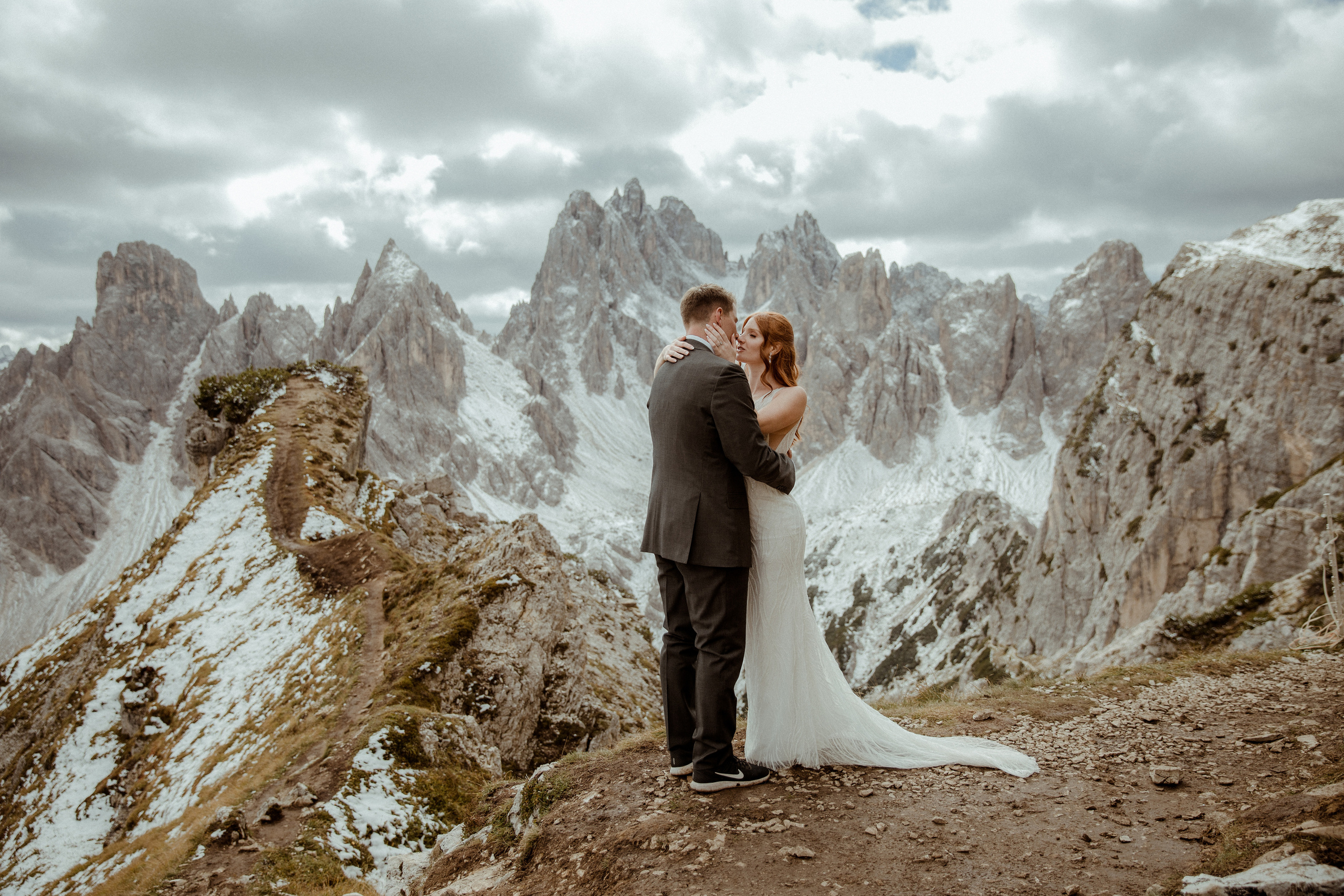 Italian Elopement in the Dolomites. Iceland elopement photographer & videographer
