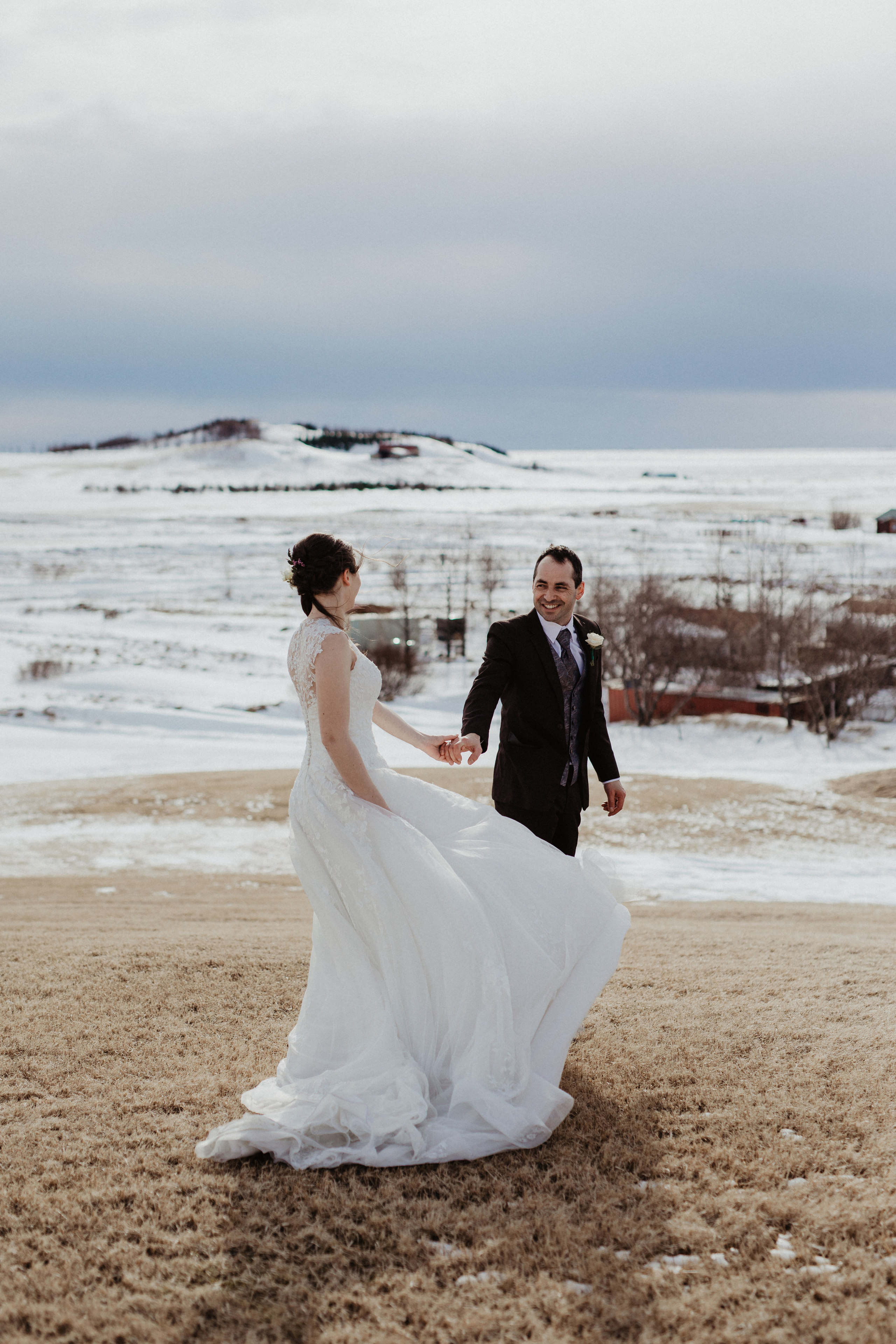 Winter Wedding in Iceland. Iceland elopement photographer & videographer