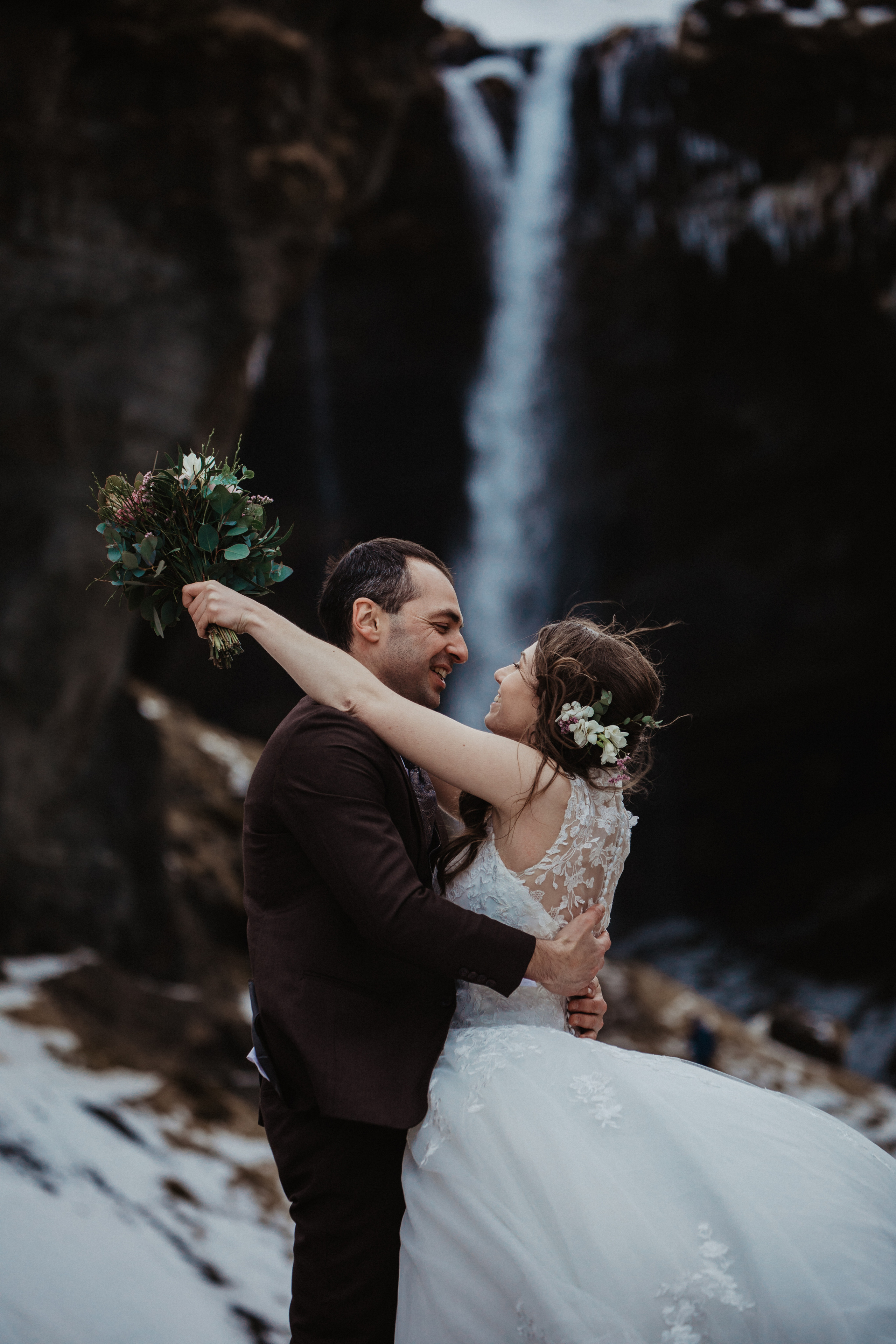 Winter Wedding in Iceland. Iceland elopement photographer & videographer