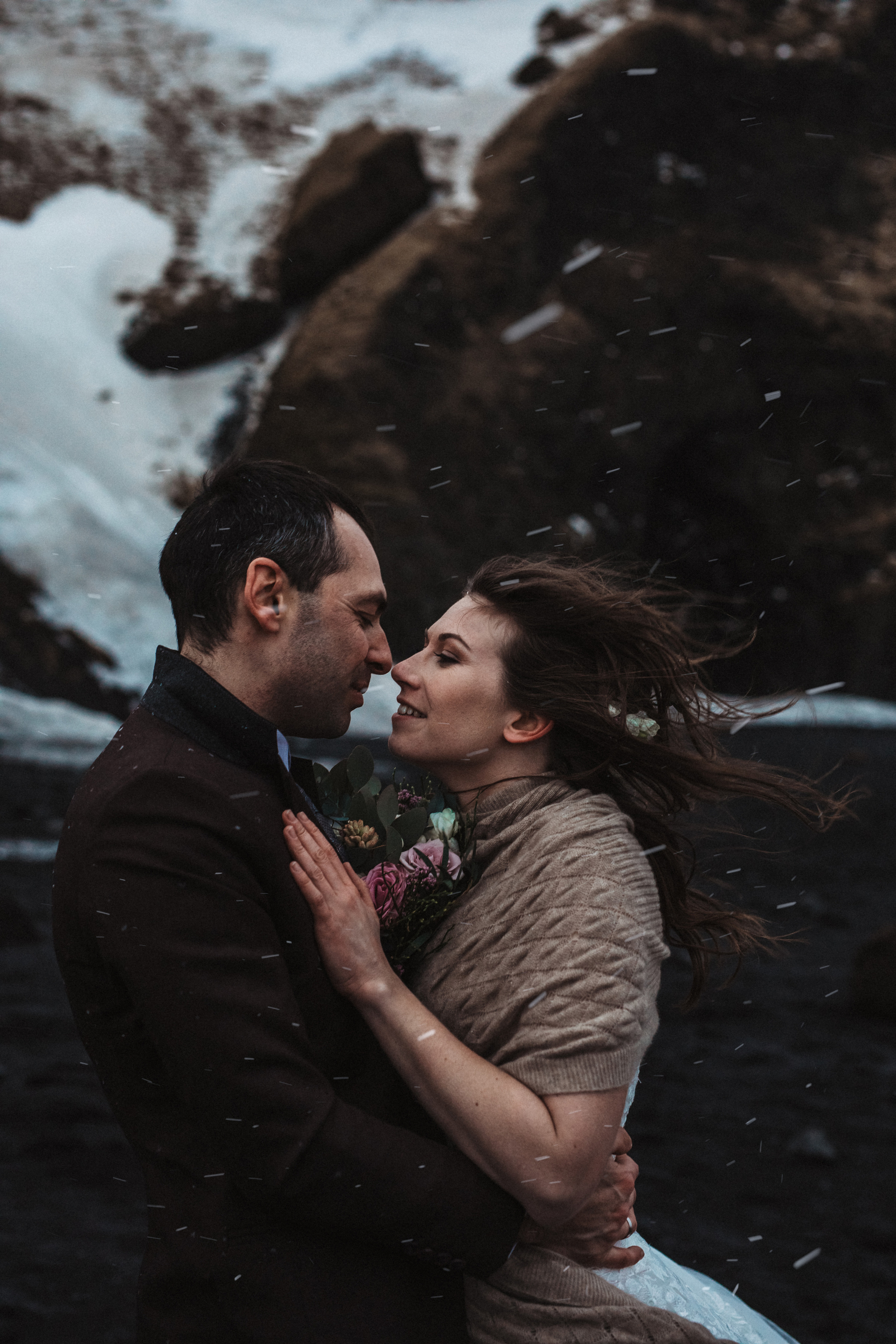 Winter Wedding in Iceland. Iceland elopement photographer & videographer